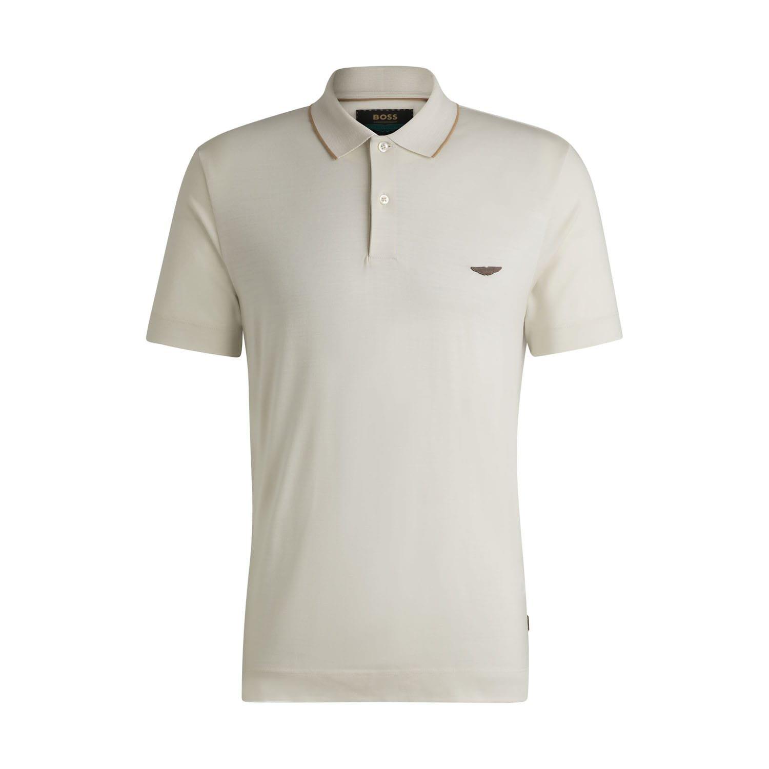 White - Boss - Aston Martin Polo Shirt - 5