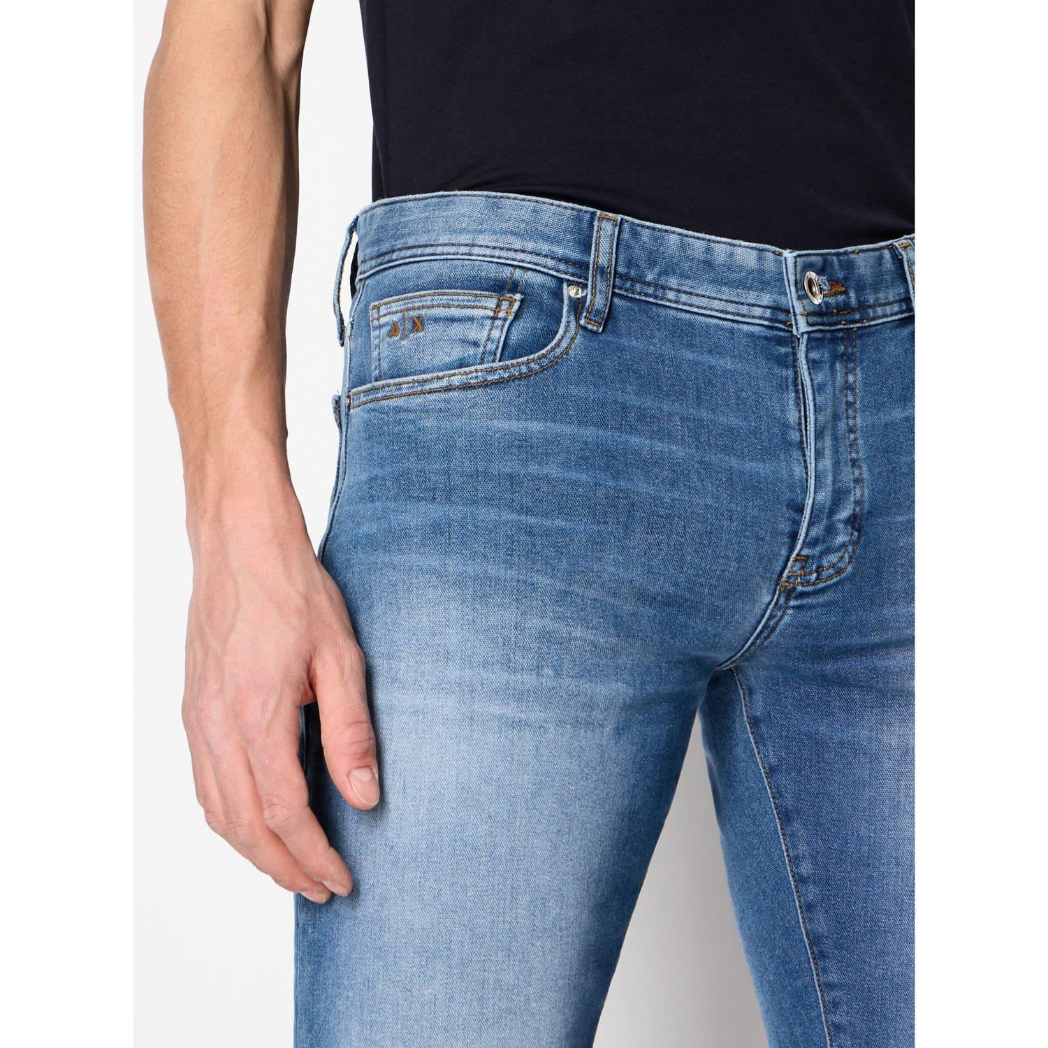 Indigo - Armani Exchange - J14 Skinny-Fit Jeans - 3