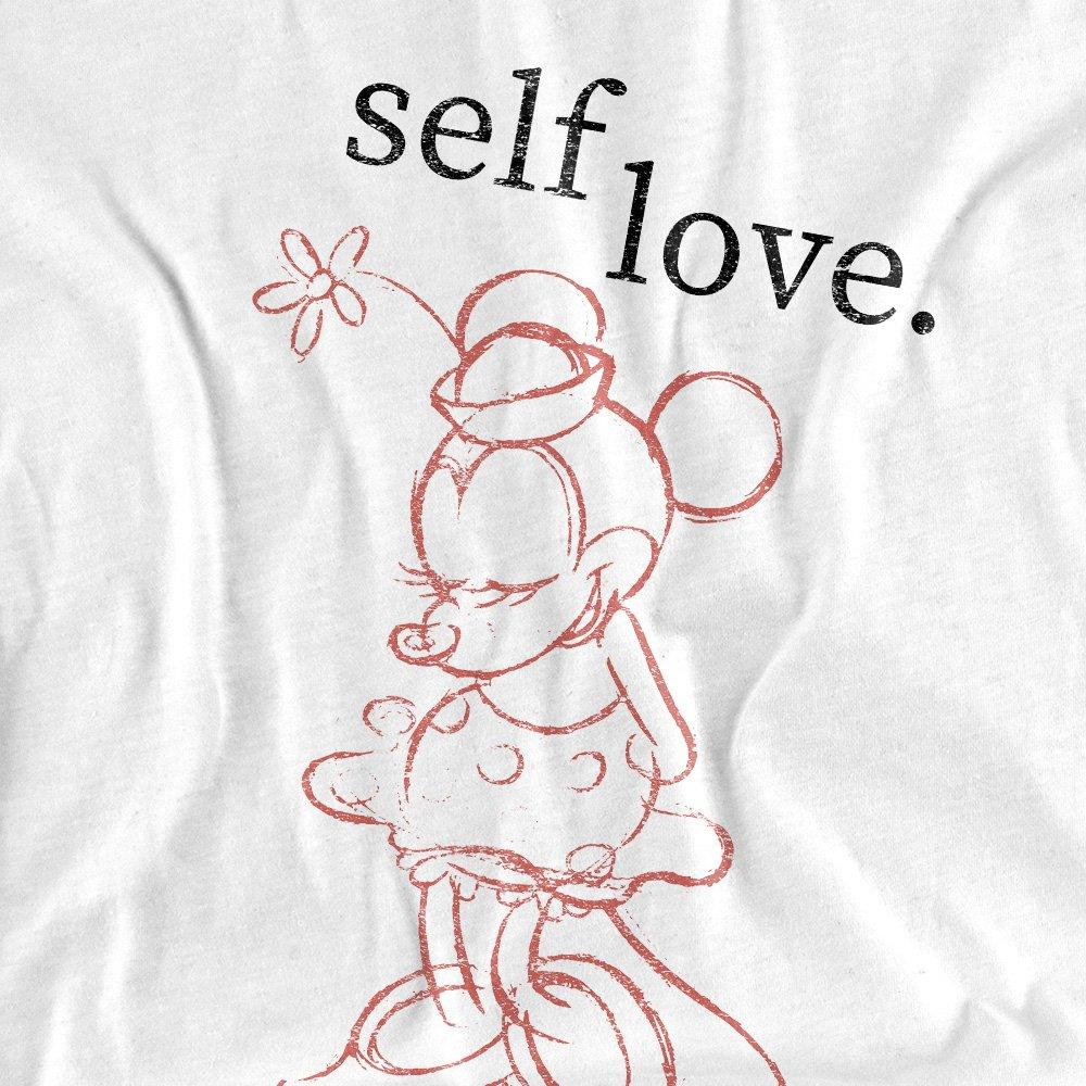 White - Minnie Mouse - Minnie Mouse Self Love ValentineS Day T-Shirt Whi - 2