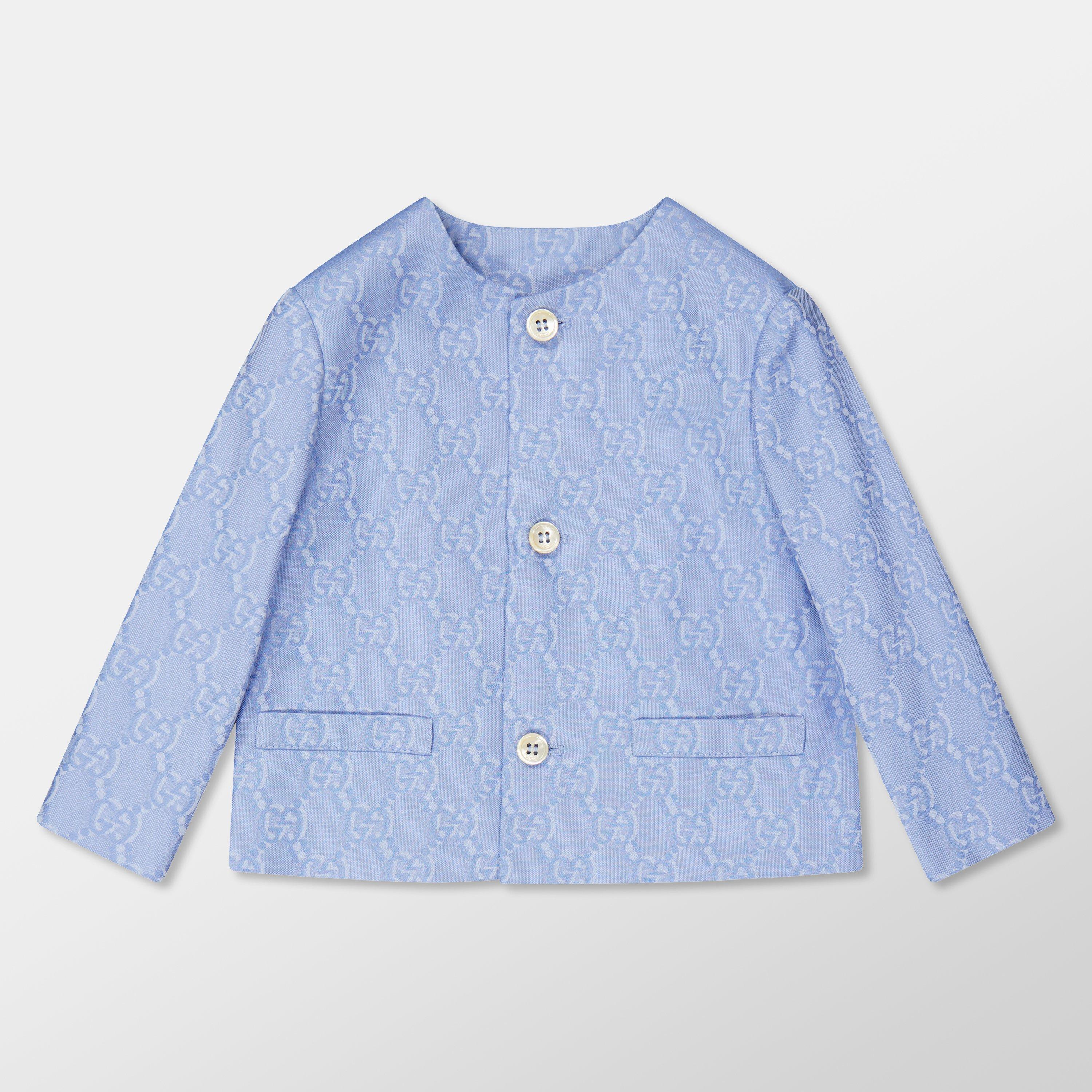 Gucci Kids' Logo Cardigan - Celeste 4903 - Size 9-12 Mnth