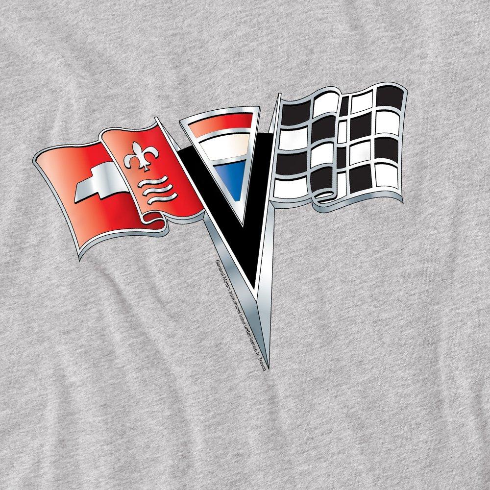 Grey - Other - Chevrolet 2Nd Gen Vette Nose Emblem T Shirt Athle - 2