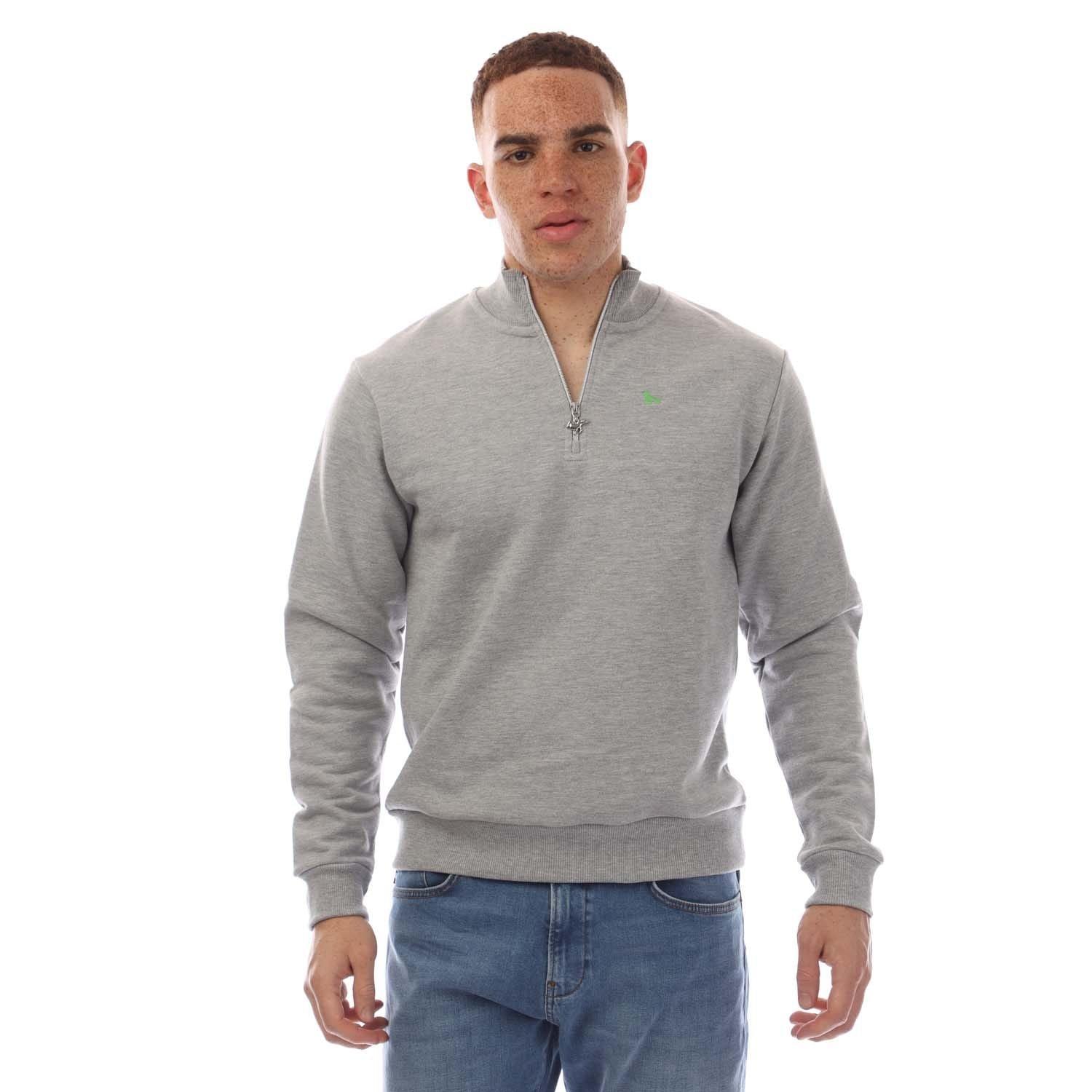 Grey - Modern Amusement - The Pier Zip Funnel Neck Sweatshirt - 1