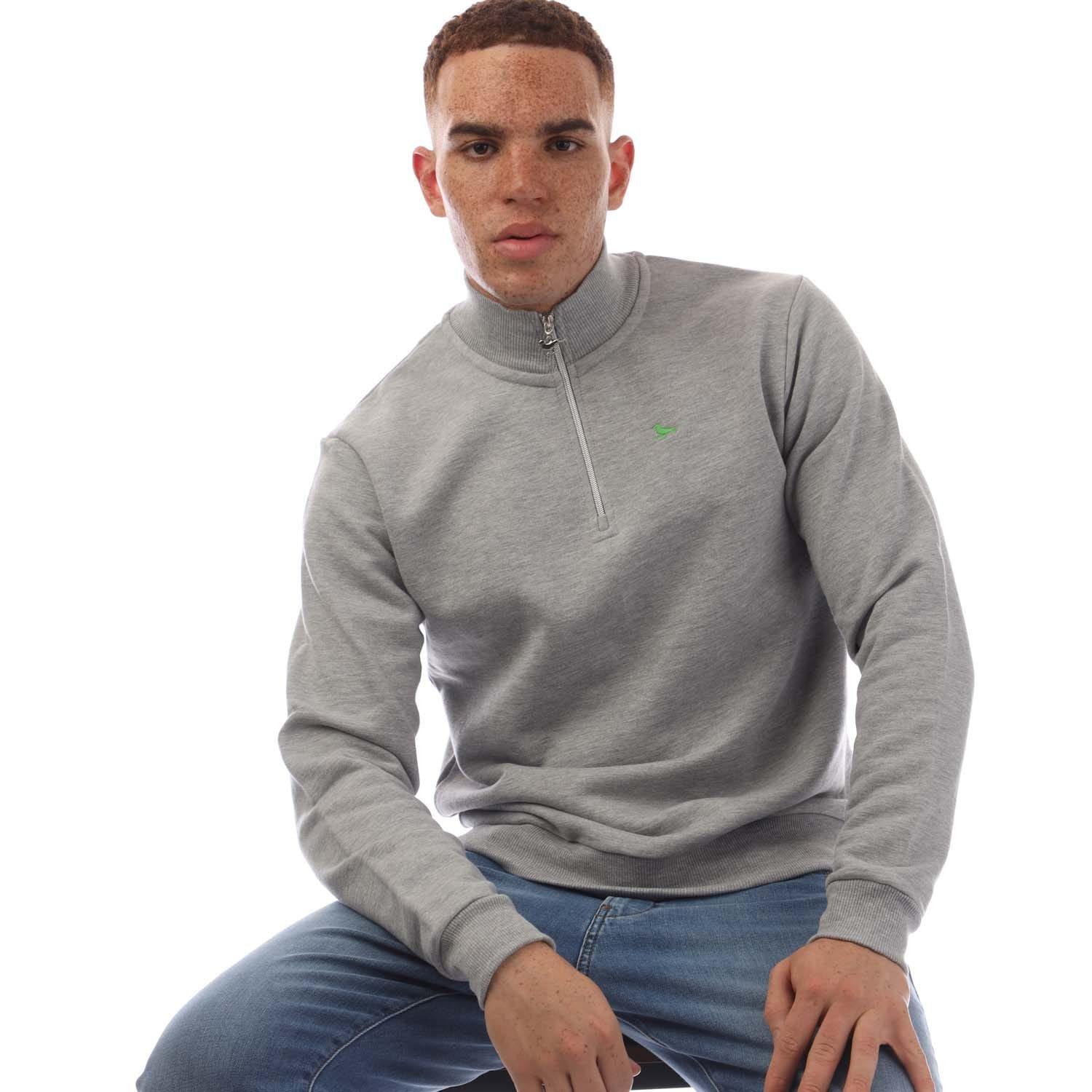Grey - Modern Amusement - The Pier Zip Funnel Neck Sweatshirt - 4