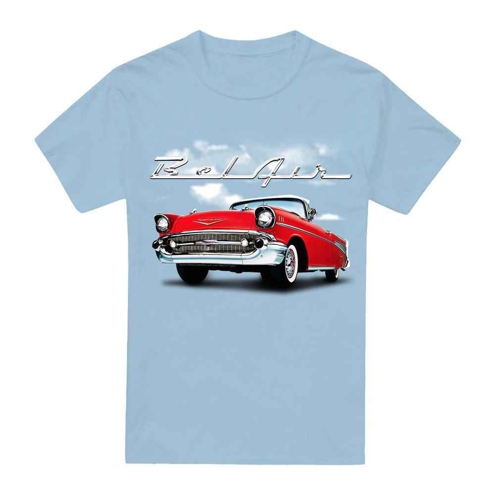 Blue - Other - Chevrolet Bel Air Clouds T Shirt Light Blue - 4