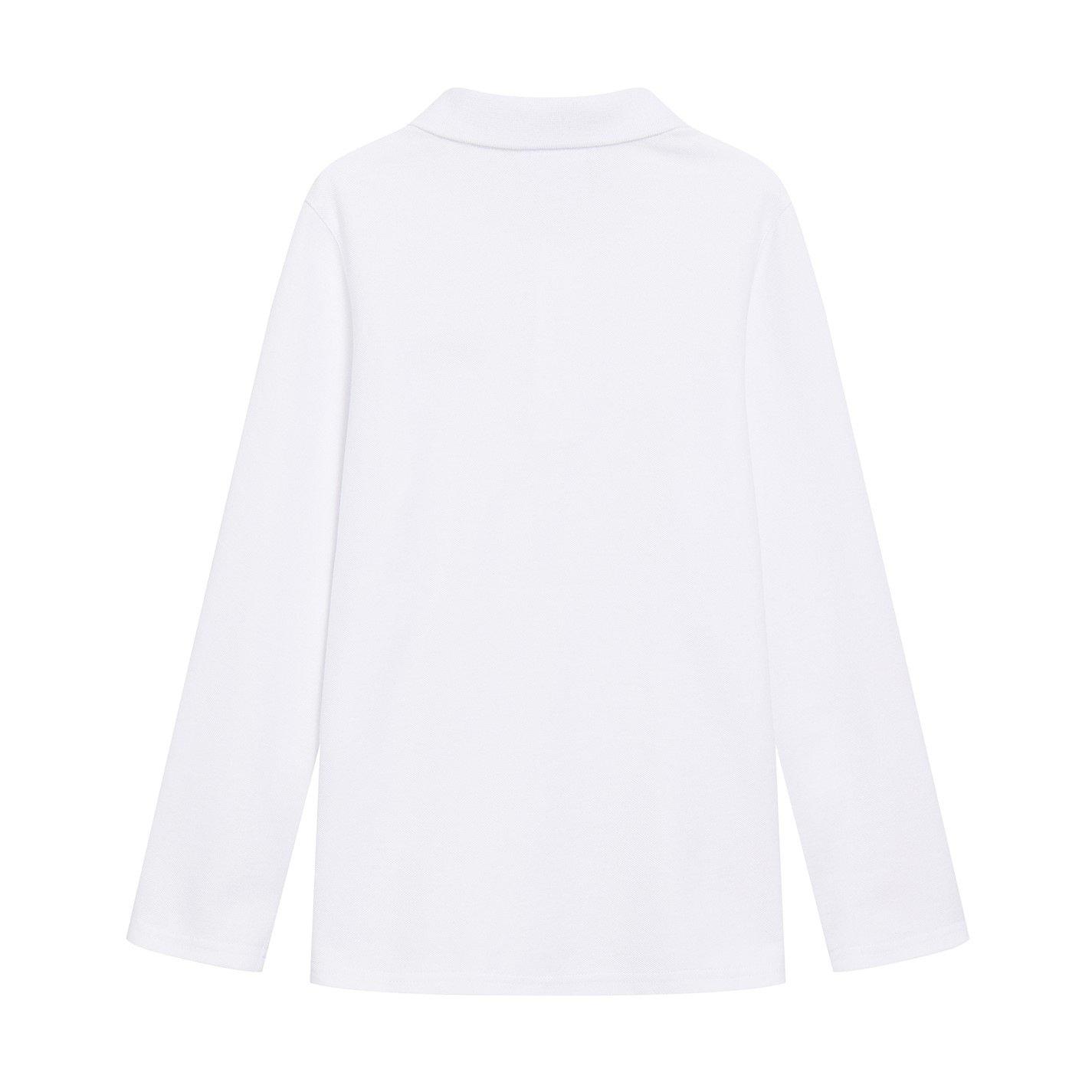 Bianco - Slazenger - Long Sleeve Plain Polo Junior - 2