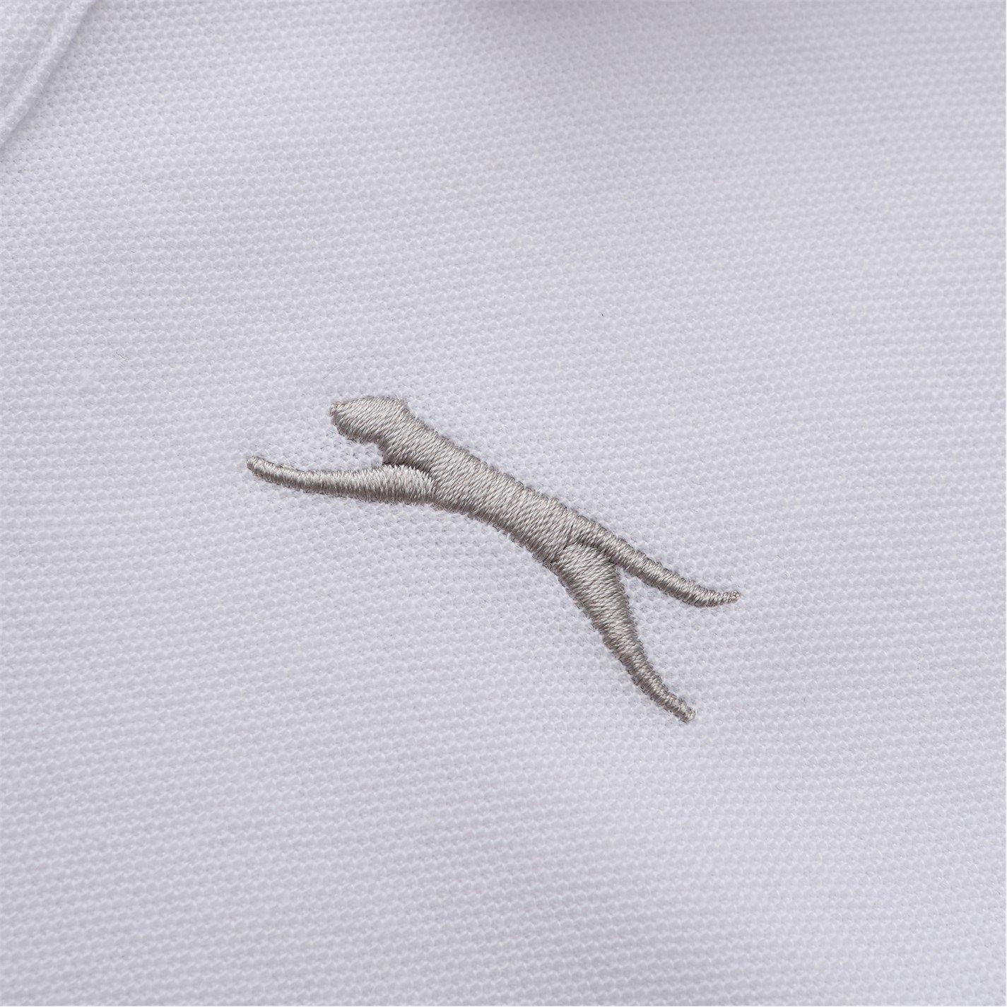 Bianco - Slazenger - Long Sleeve Plain Polo Junior - 3
