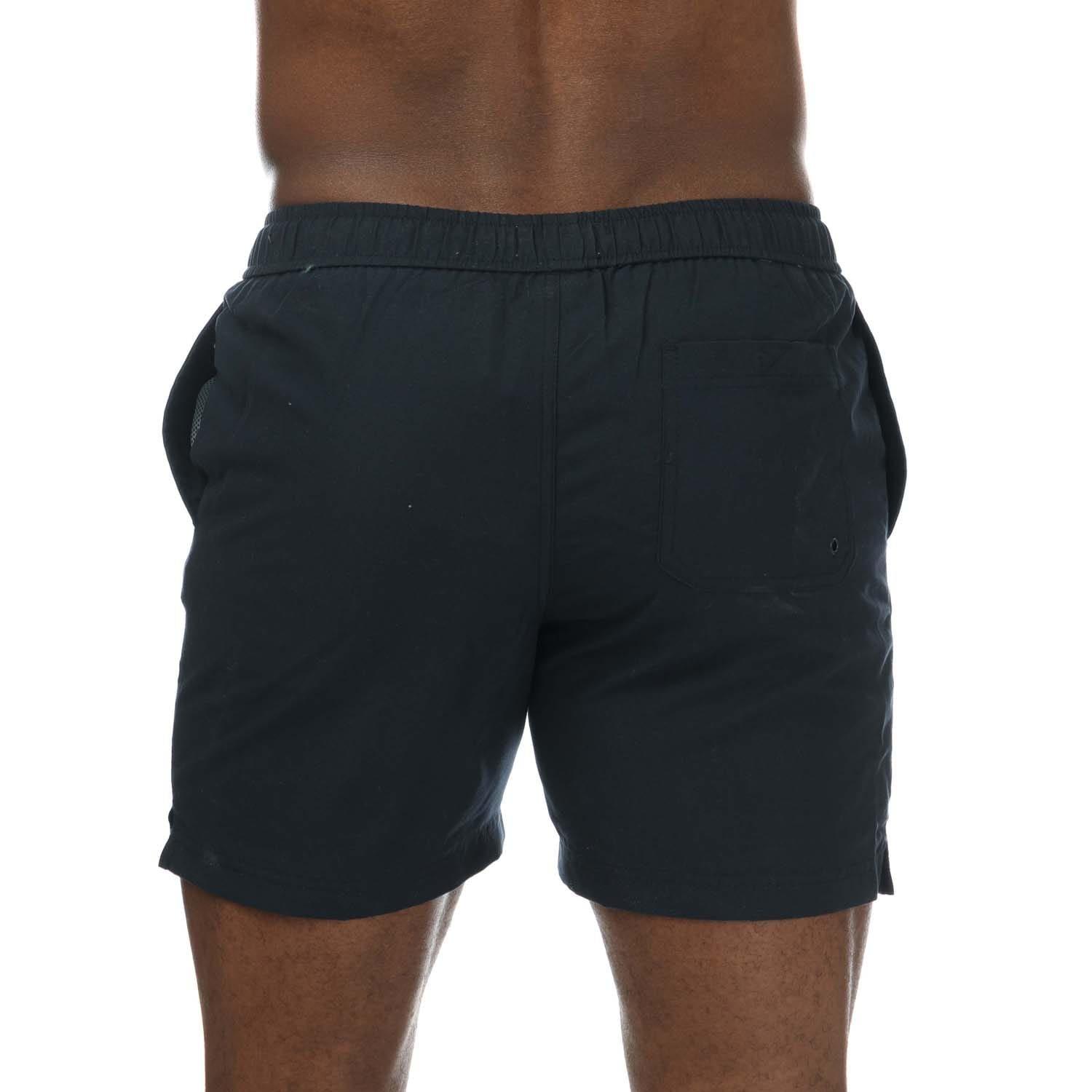 Navy - Farah - Owen Plain Swim Short - 2