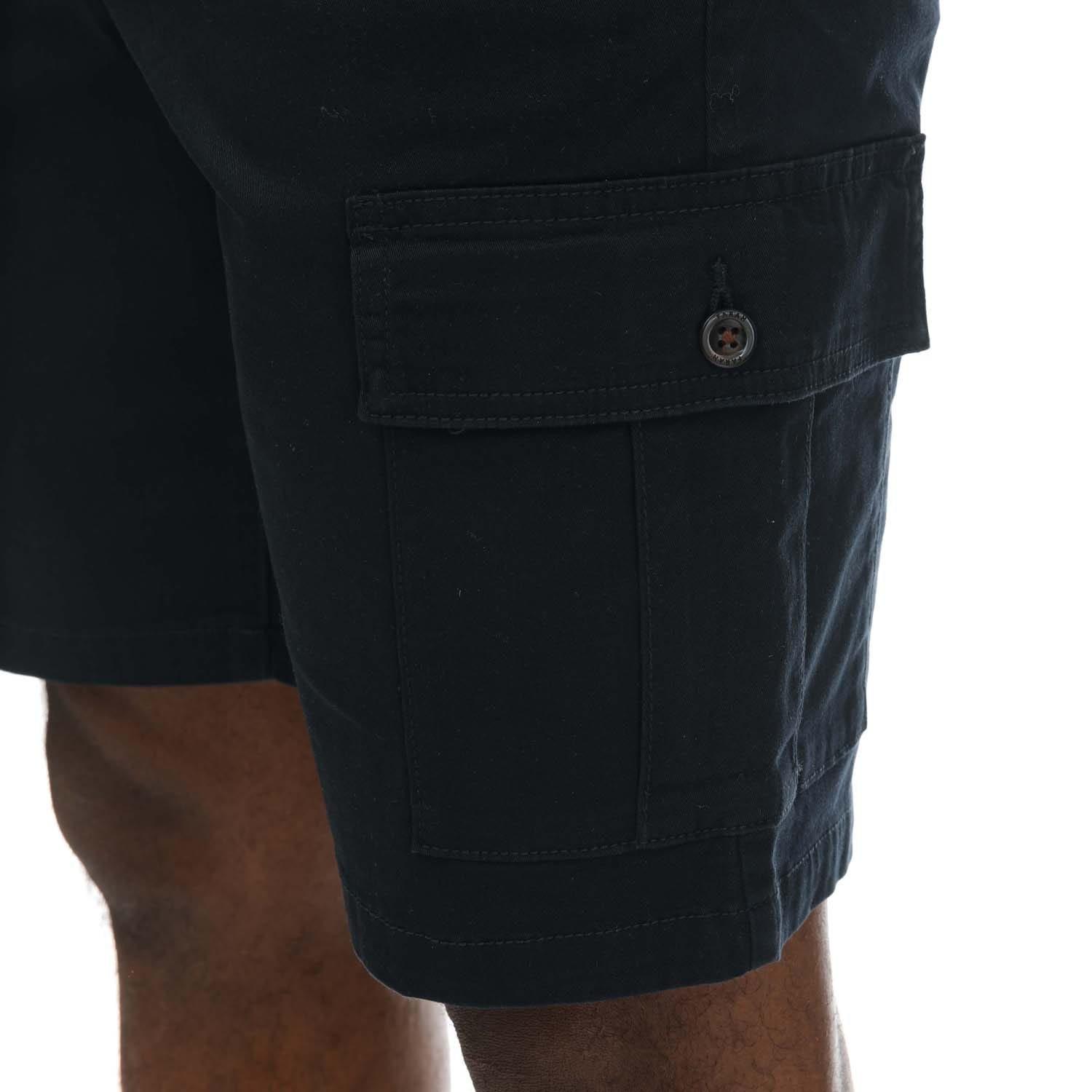 Navy - Farah - Crane Cargo Short - 3
