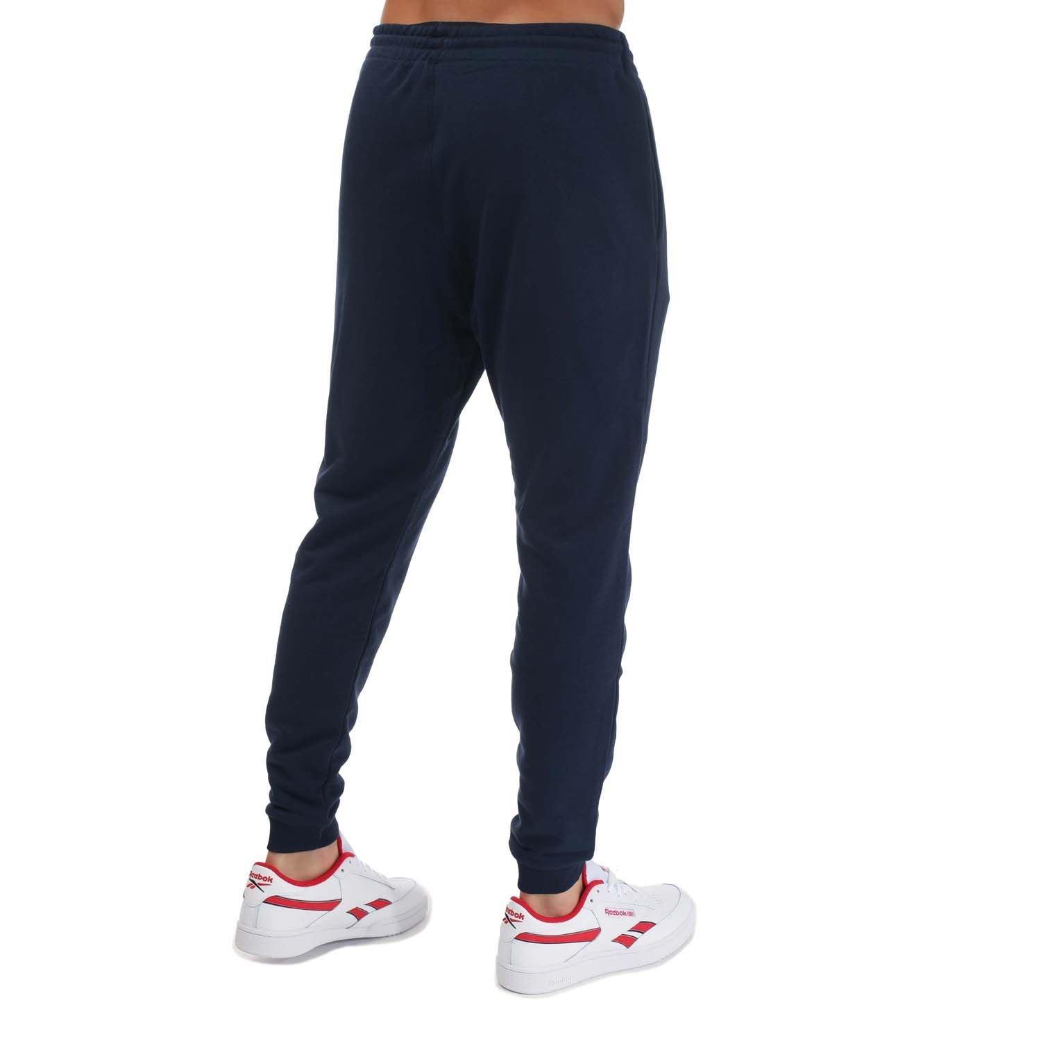 Navy - Reebok - Identity French Terry Joggers - 2