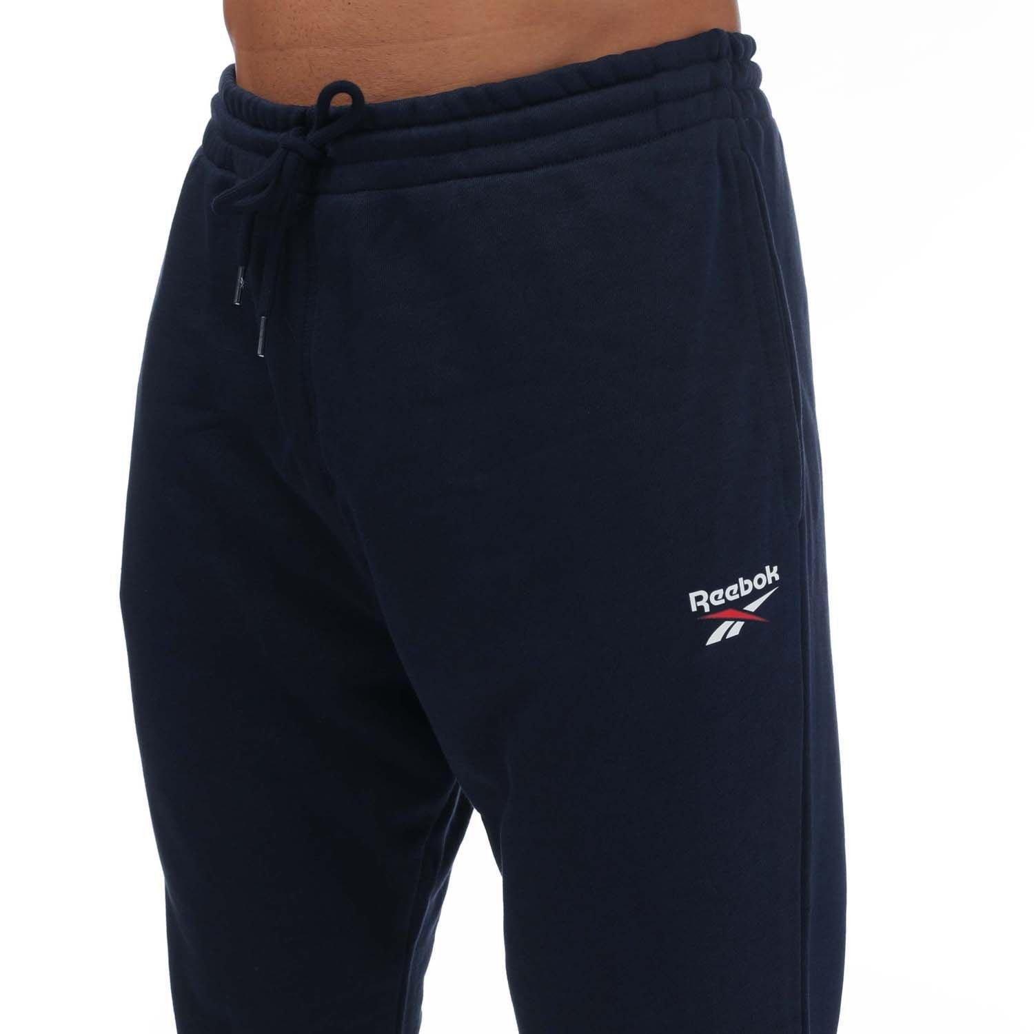 Navy - Reebok - Identity French Terry Joggers - 3
