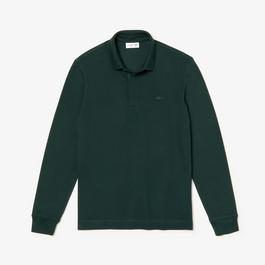 Lacoste Smart Paris Long Sleeve Stretch Cotton Polo Shirt