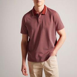 Ted Baker Arts Mini Jacquard Stitch Polo