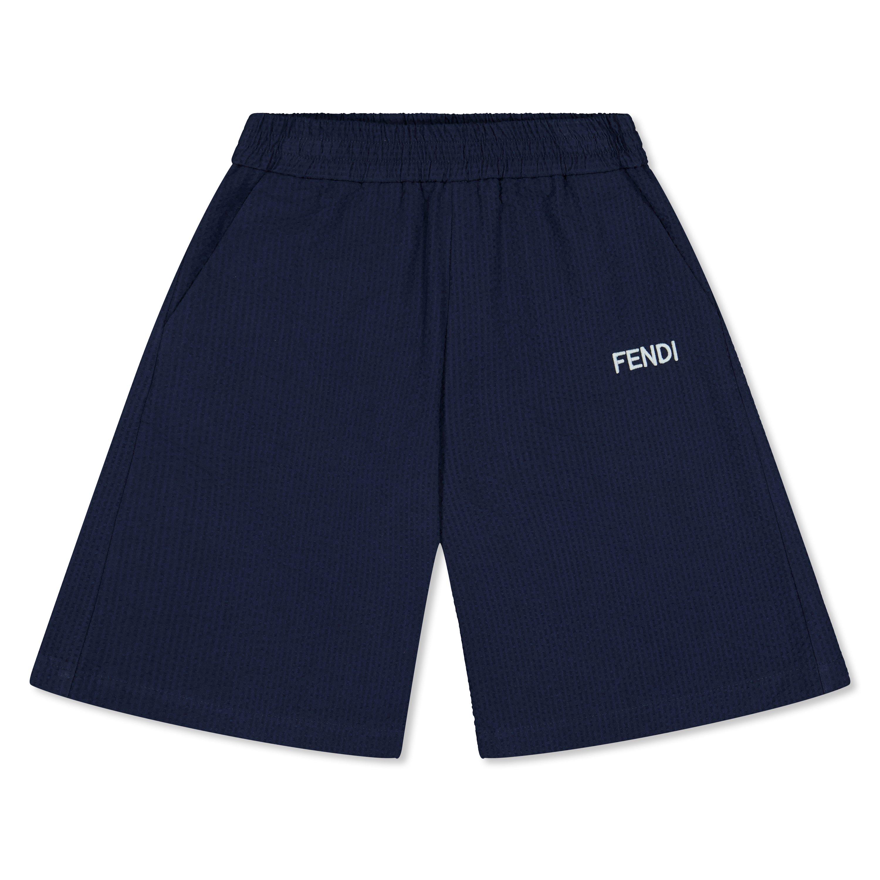 Fendi Kids' Chino Shorts - Yale F1I11 - Size 10Y