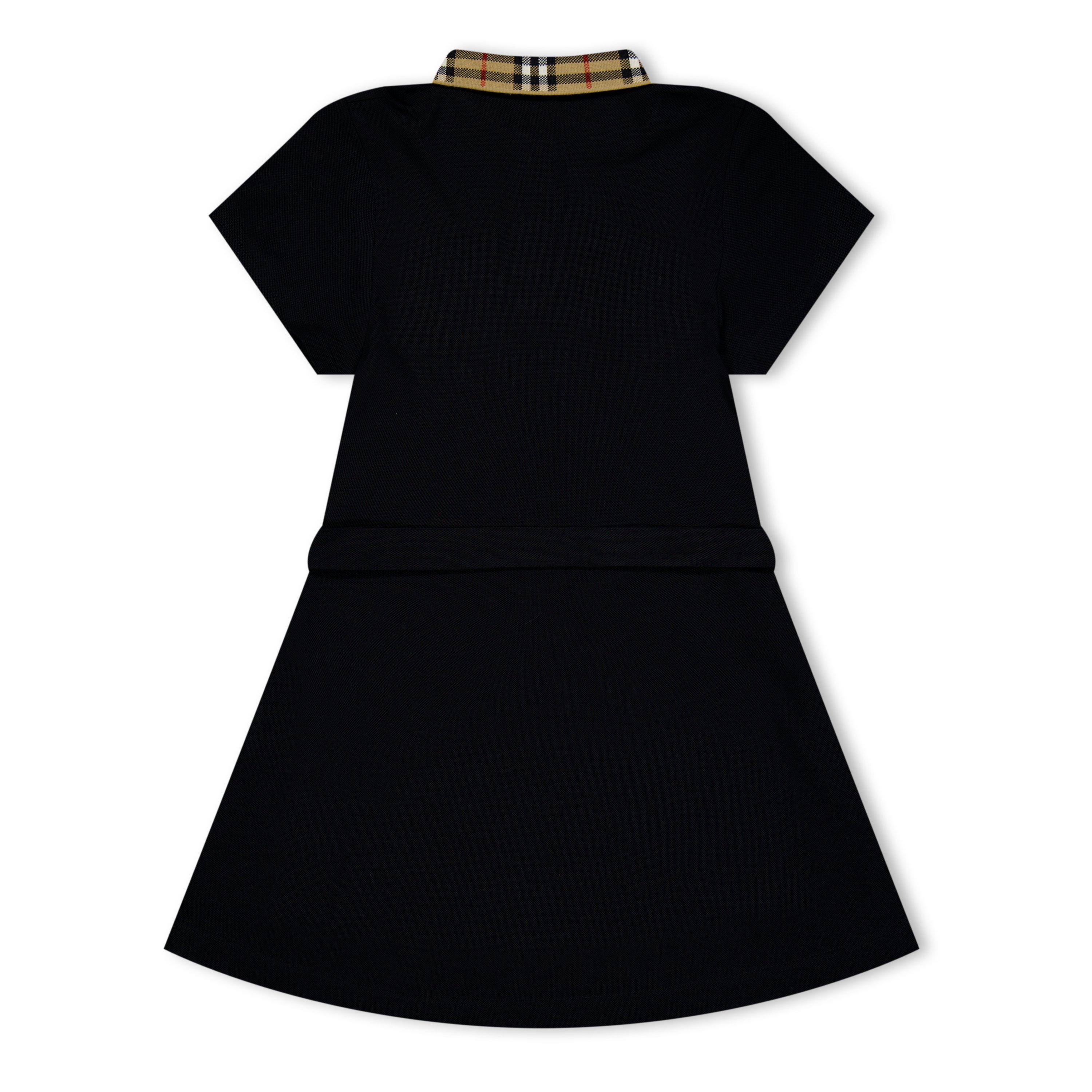 Black A1189 - Burberry - Juniors Check Astrid Polo Dress - 2