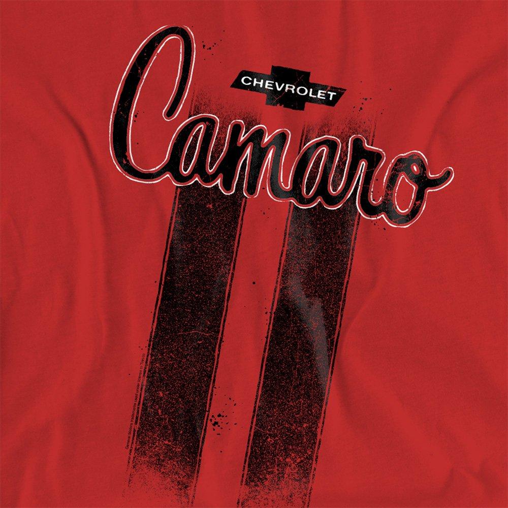 Red - Other - Chevrolet Camaro Stripes T-Shirt Red - 2