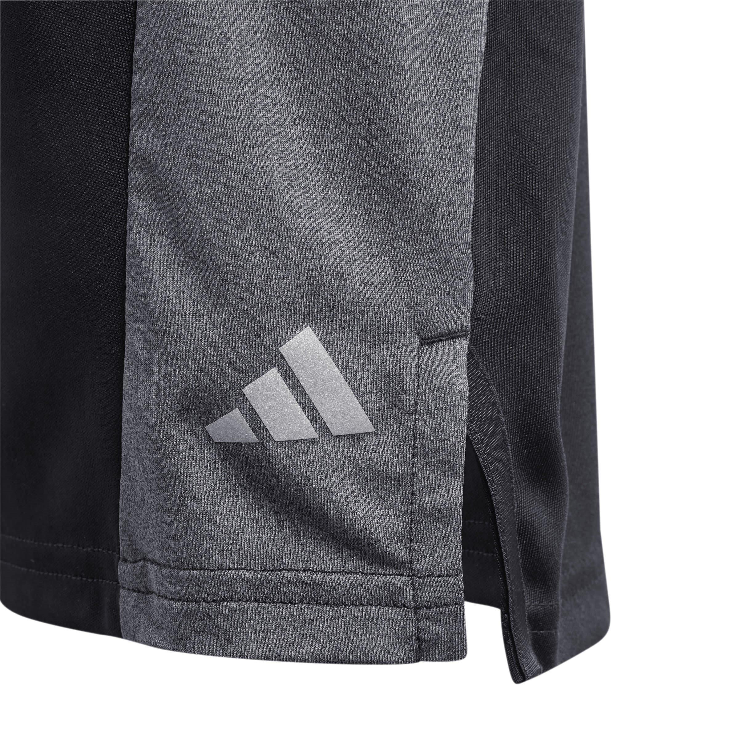 Zwart/Grijs - adidas - Training AEROREADY Heather Shorts Juniors - 7
