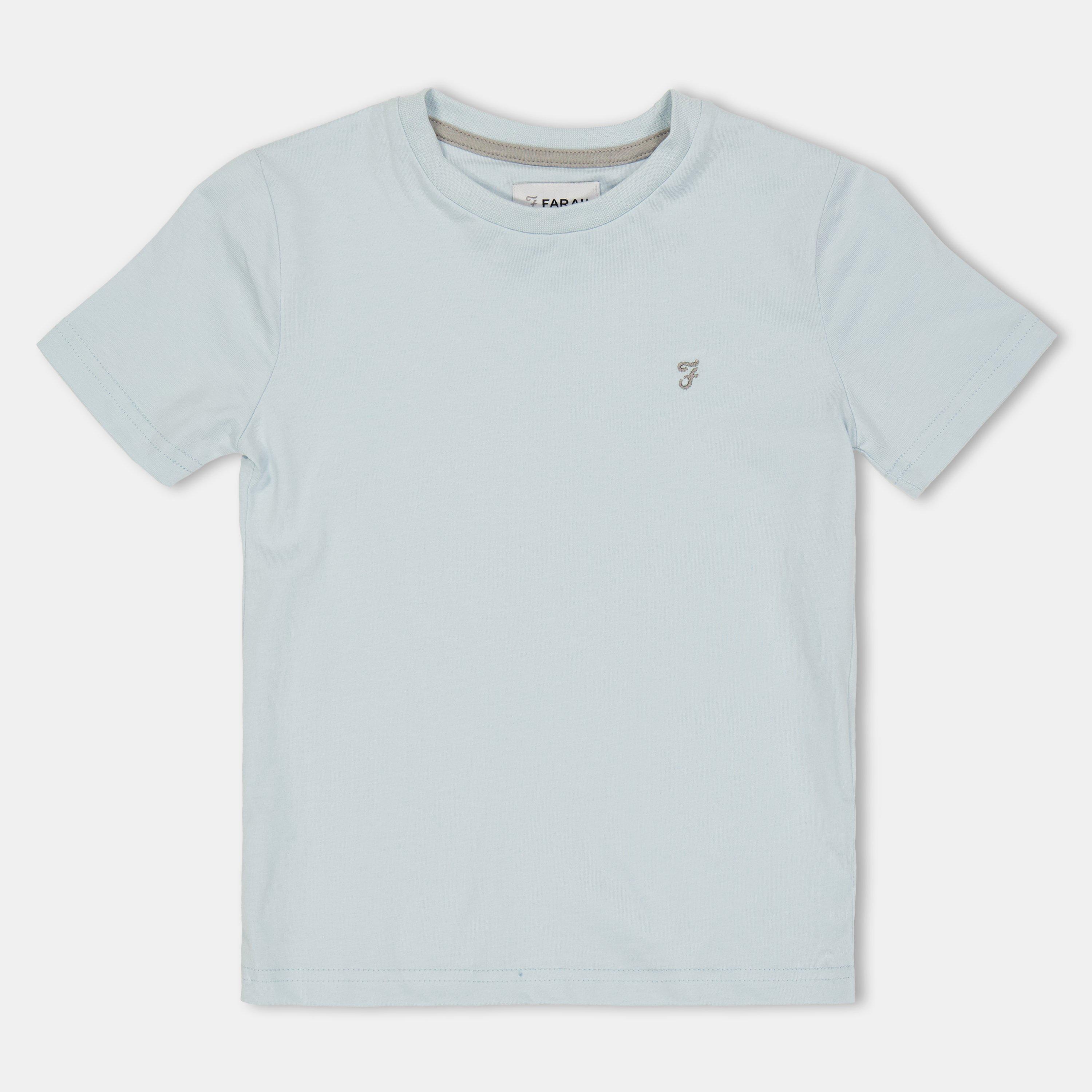 Blue - Farah - Unisex Kids' Denny Short Sleeve T-Shirt - 1