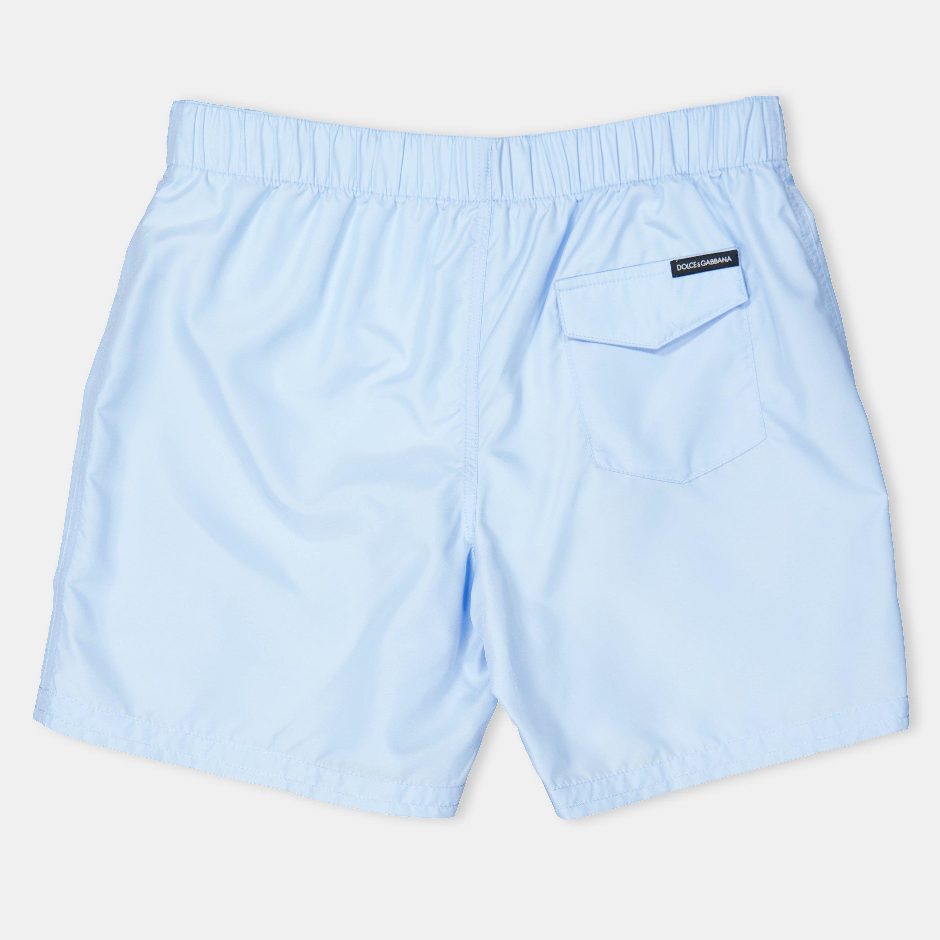 Blue B1581 - Dolce and Gabbana - Kids' Logo Swim Shorts - 2