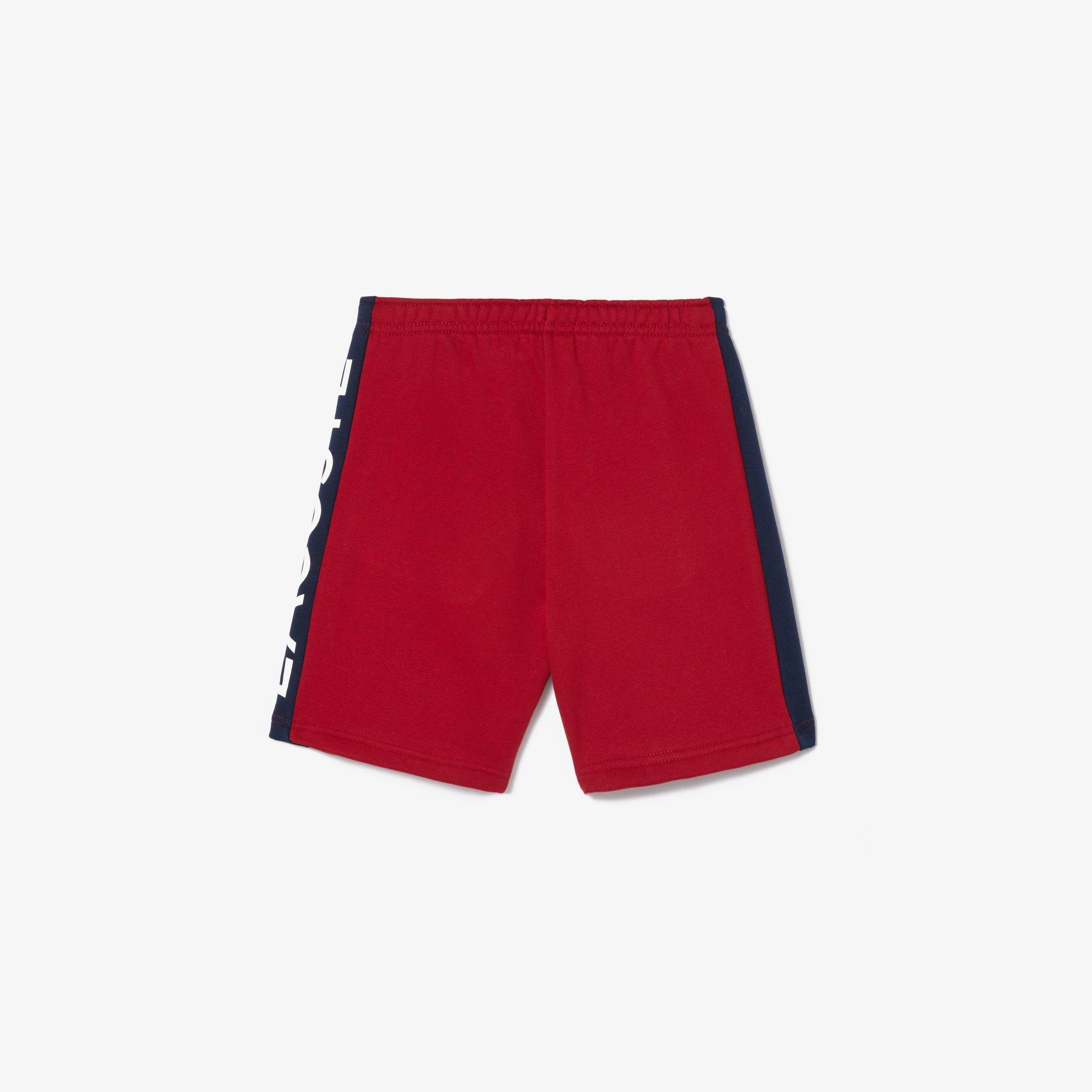 Ora/Marineblau - Lacoste - Kids' Logo Chino Shorts - 3