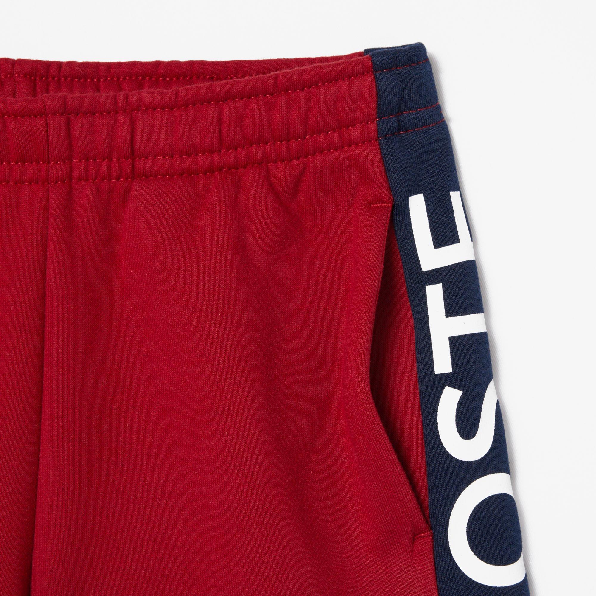 Ora/Marineblau - Lacoste - Kids' Logo Chino Shorts - 6