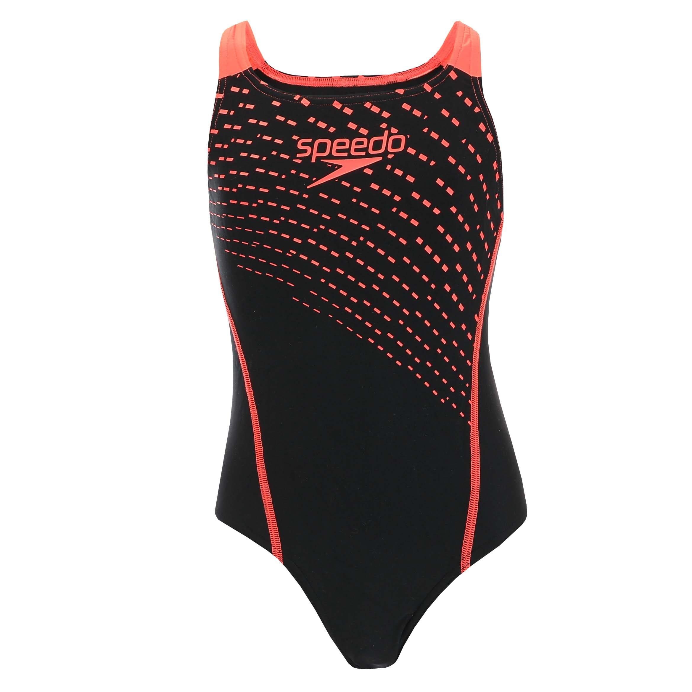 Black Red - Speedo - Eco Endurance Medalist Swimsuit - 5