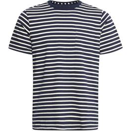 French Connection Odd Stripe Mix T Shirt