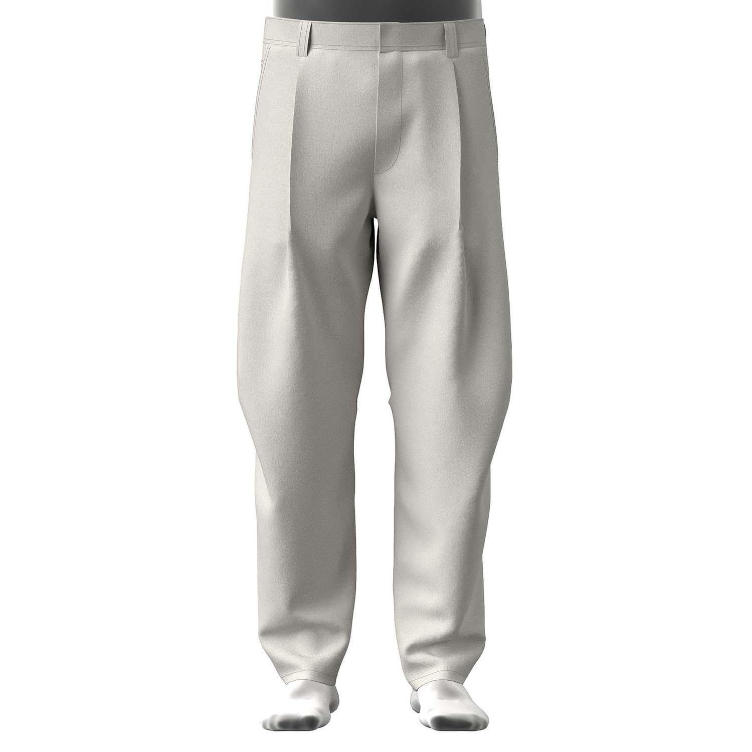 White - Diesel - P-Arthur Trousers - 1