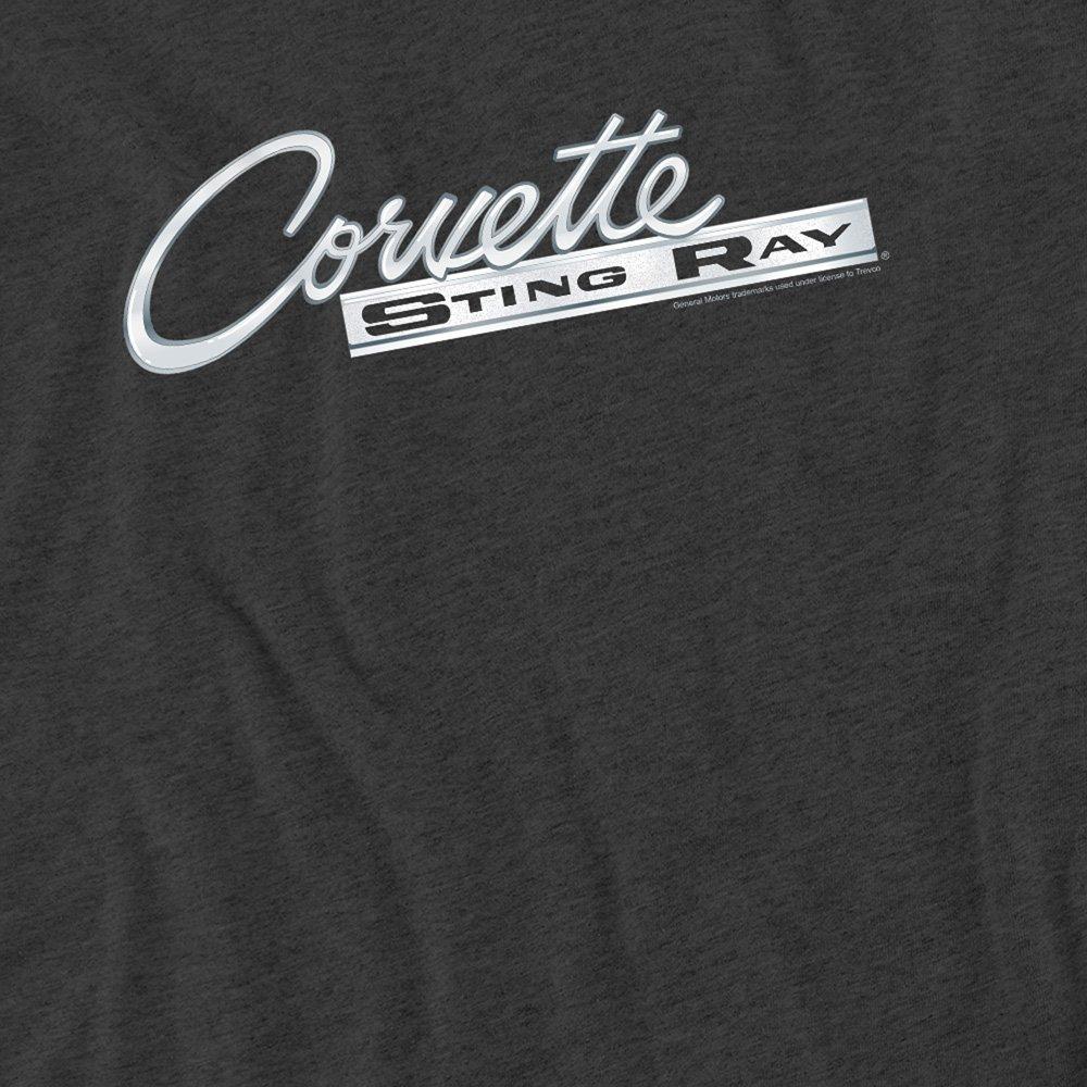 Grey - Other - Chevrolet Chrome Stingray Logo T-Shirt Charcoal - 2