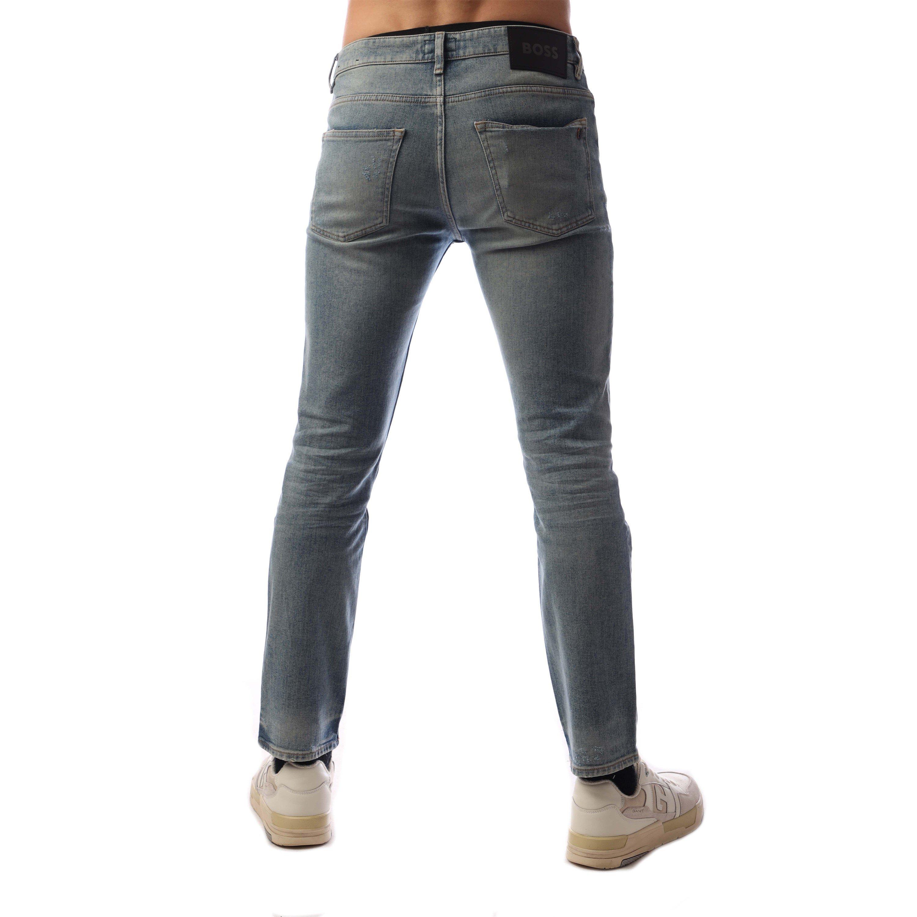 Blue - Hugo - Delaware BO Slim-Fit Jeans - 3