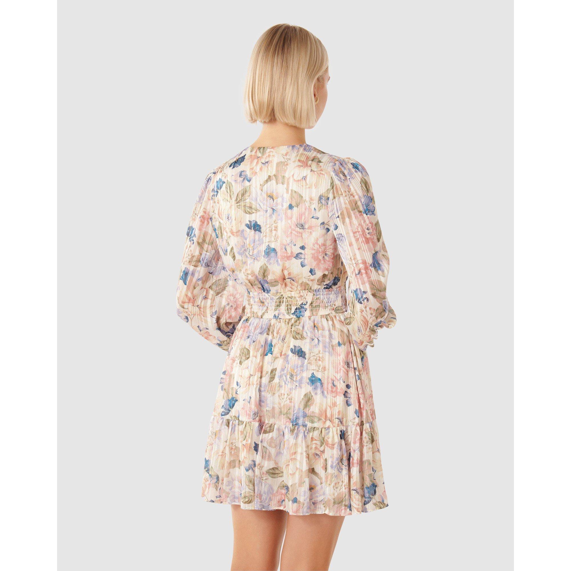 Blue Colvin Flo - Forever New - Joella V-Neck Mini Dress - 5