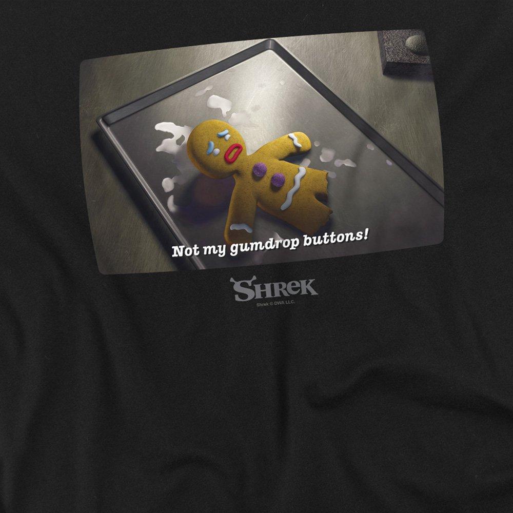 Black - Other - Shrek Gumdrop Buttons Meme Mens T-Shirt Black - 2