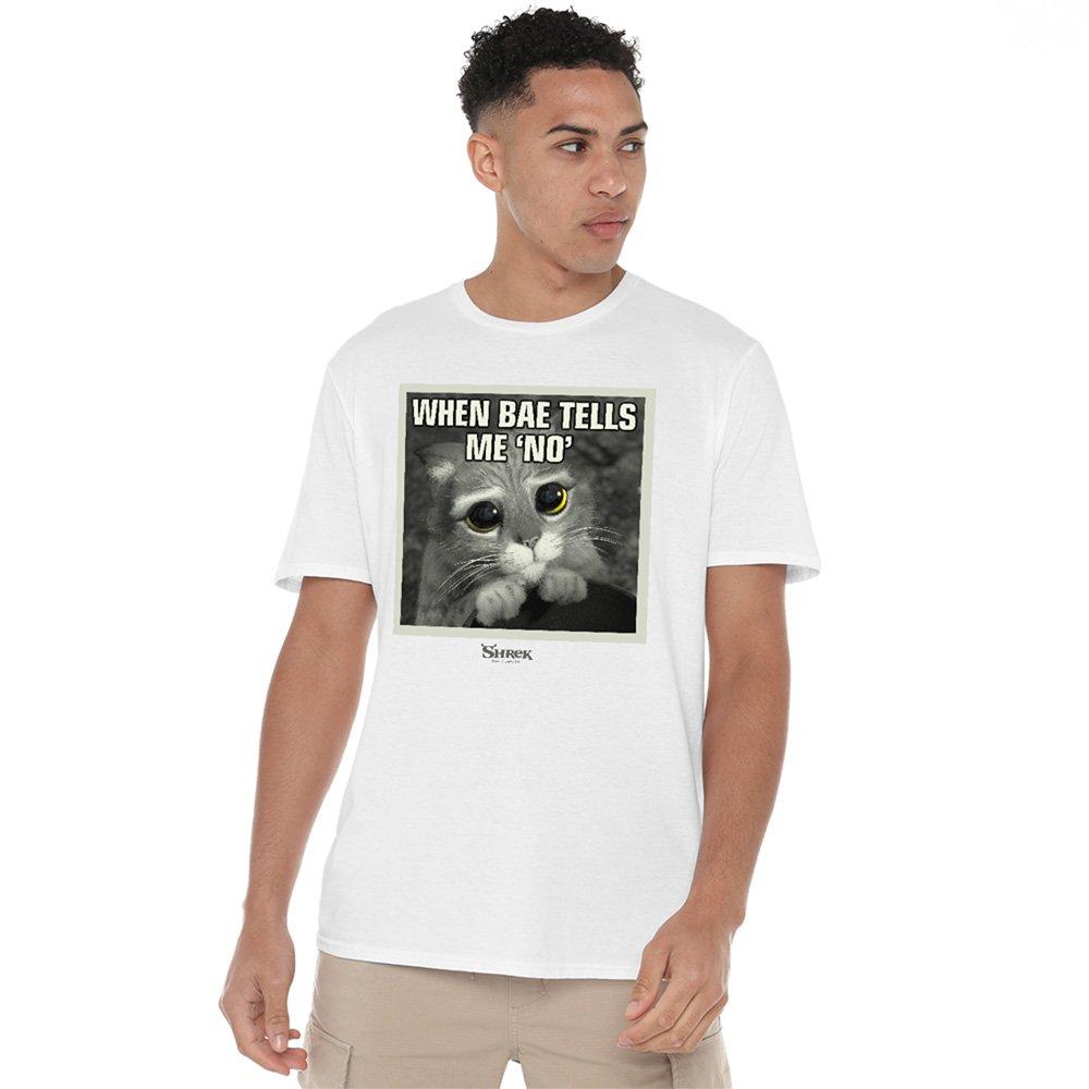 White - Other - Shrek Puss In Boots Insta Meme Mens T-Shirt White - 1