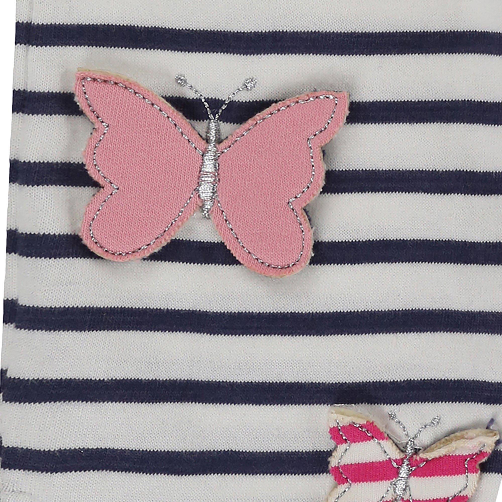 Navy - Lilly and Sid - Butterfly Leggings - 3