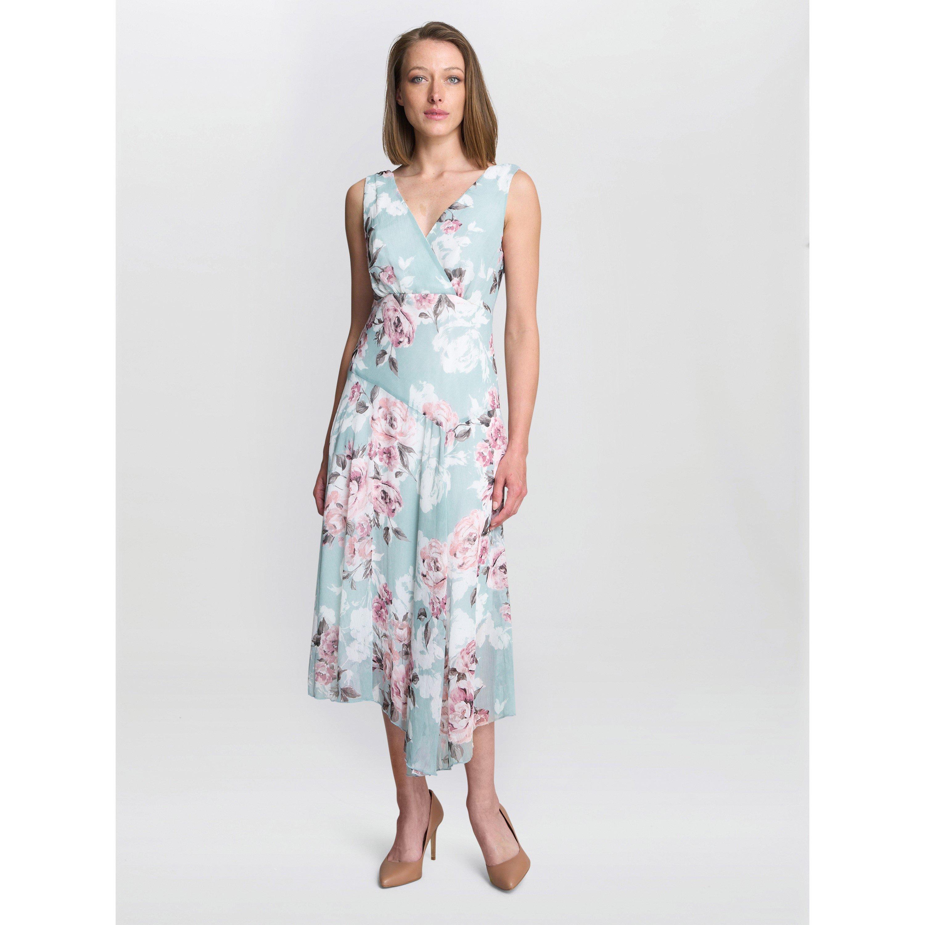 Gina Bacconi Women's India Print Fit And Flare Dress -  - 20