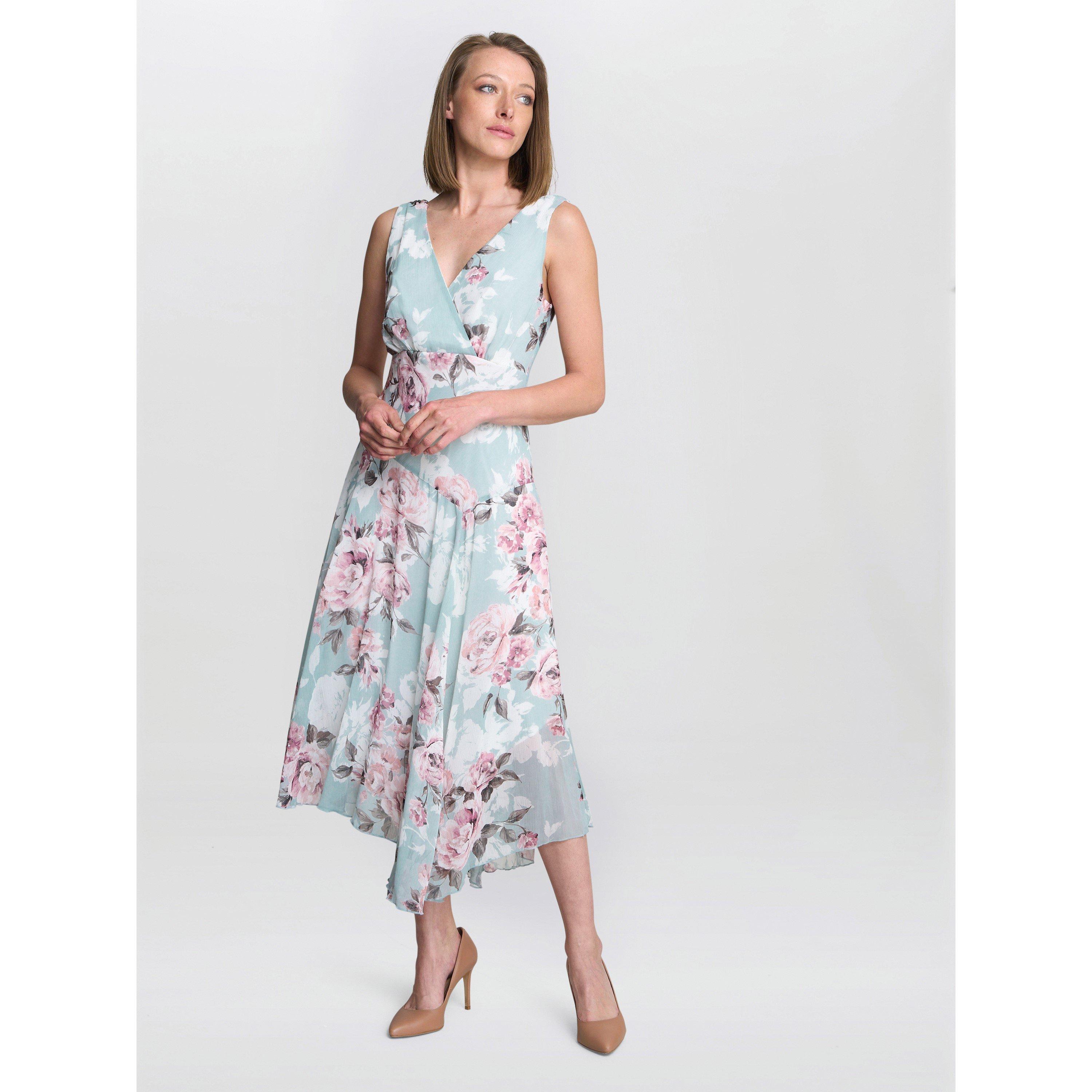 Multi - Gina Bacconi - Women's India Print Fit and Flare Dress - 3