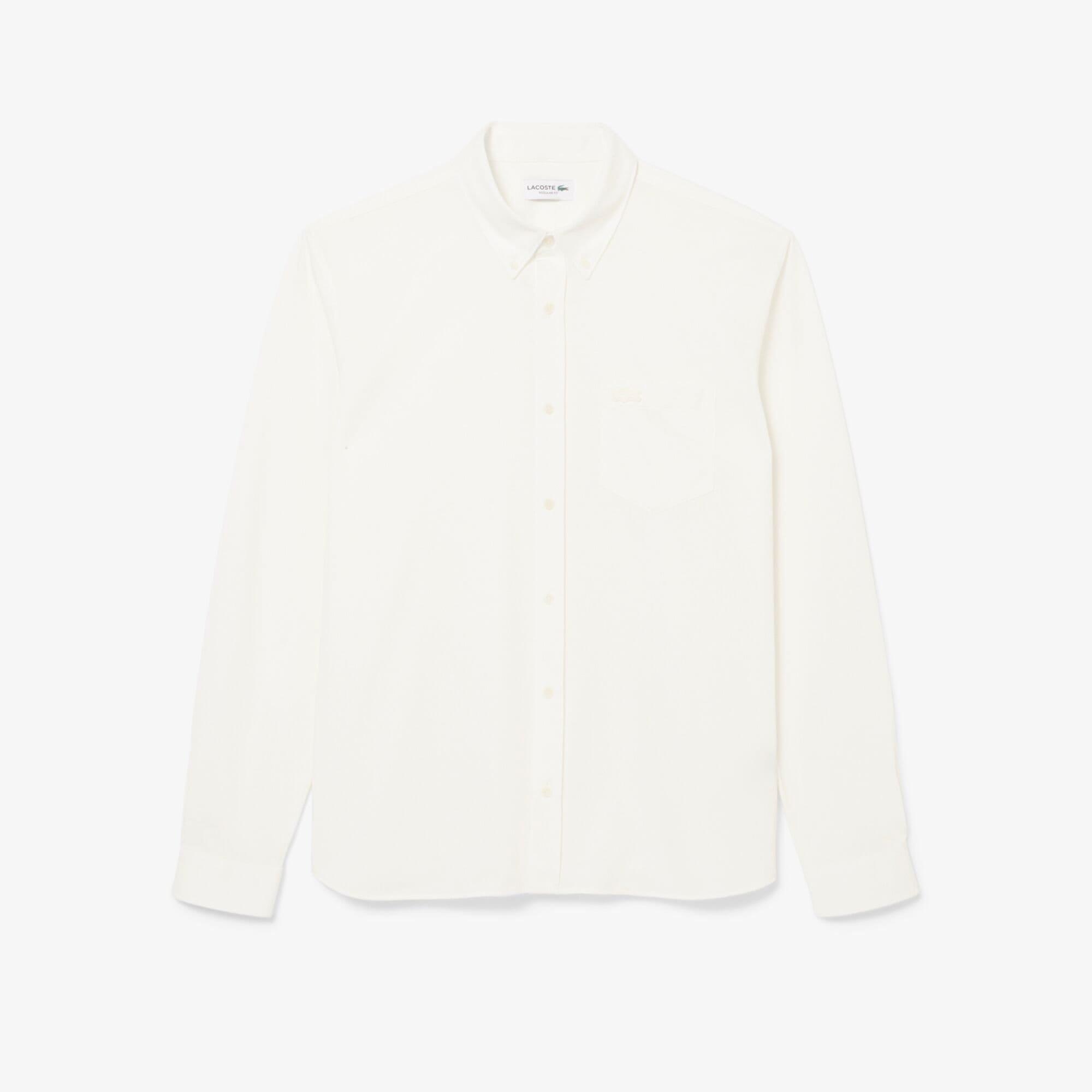 Cream - Lacoste - Regular-Fit Cotton Jersey Shirt - 1