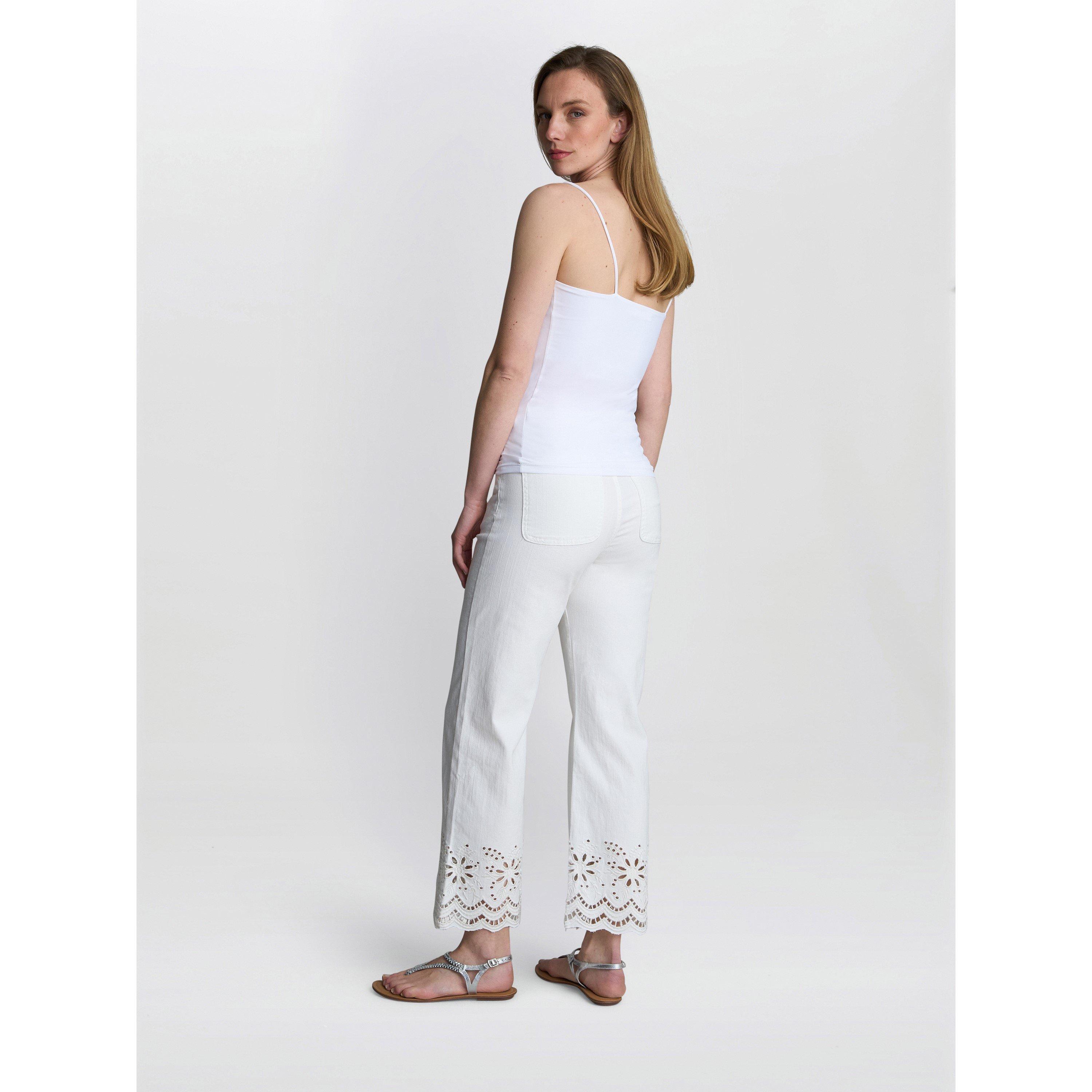 White - Gina Bacconi - Women's Bibi Bra Shelf Vest - 2