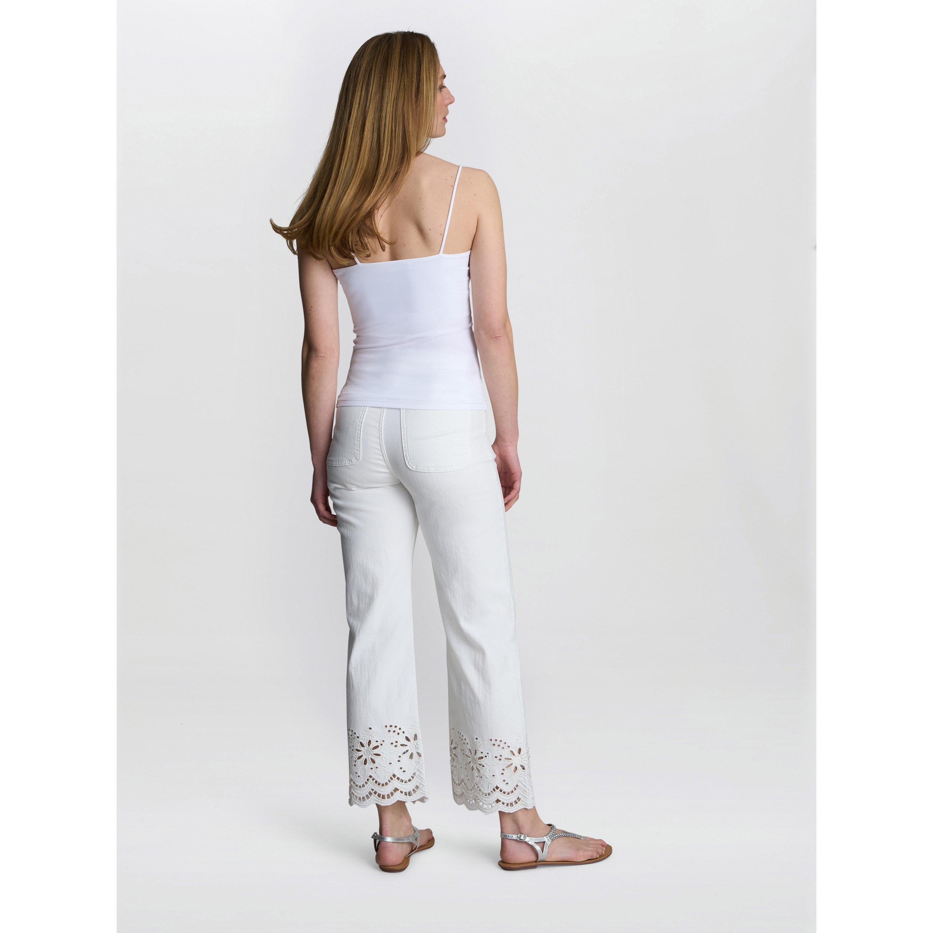 White - Gina Bacconi - Women's Bibi Bra Shelf Vest - 4