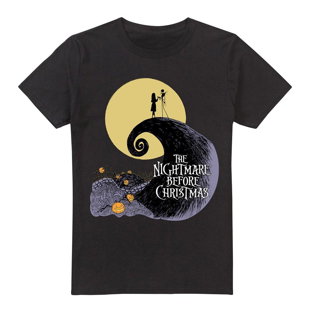 Black - The Nightmare before Christmas - The Nightmare Before Christmas Moon Silhouette Men - 4