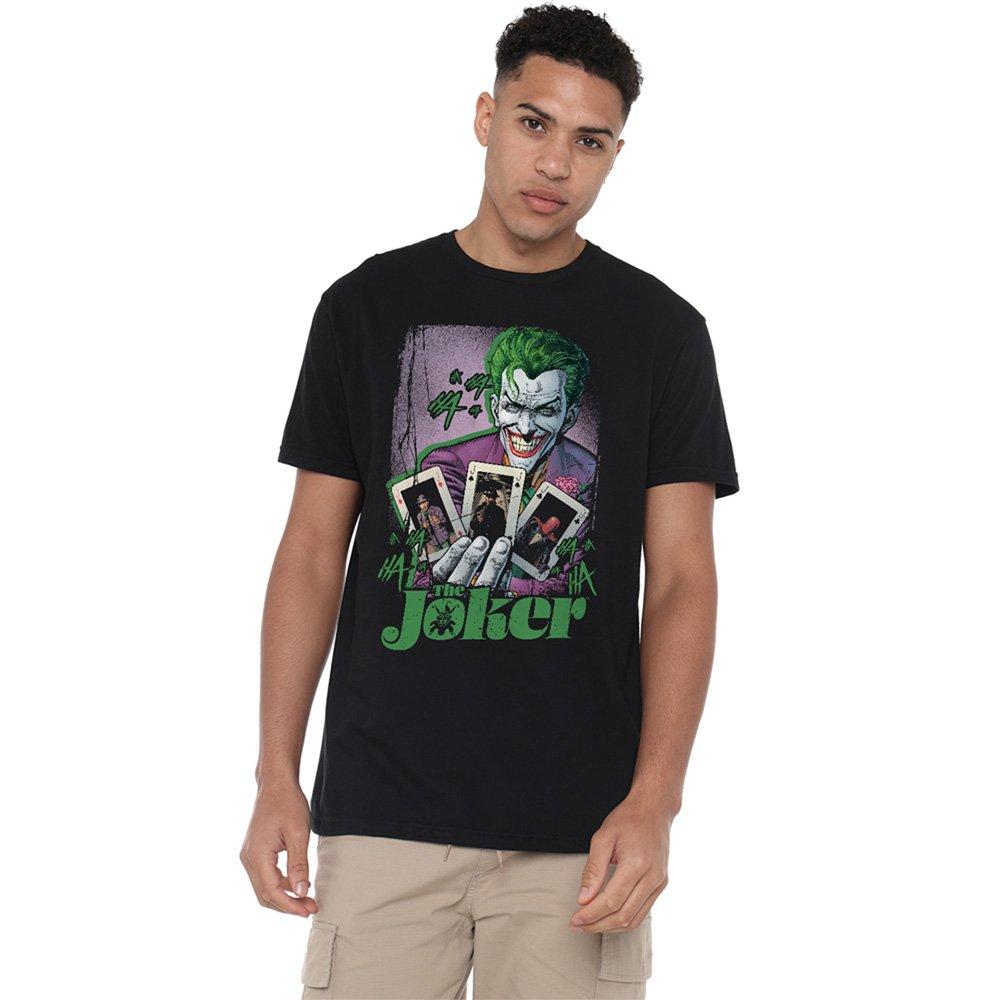 Black - DC Comics - The Joker Playing Cards T-Shirt Black - 1