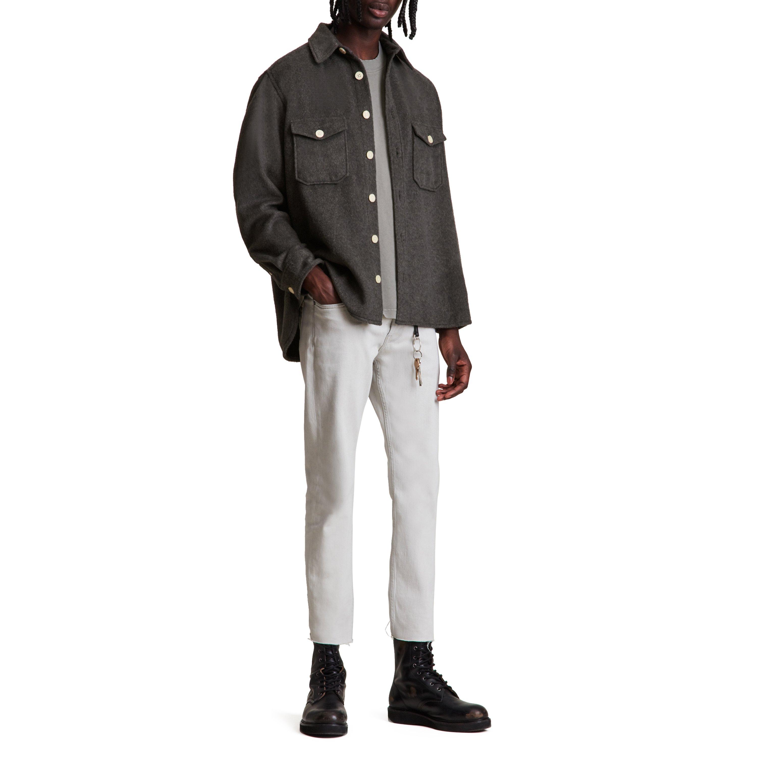 Charcoal - AllSaints - Dillingham Long Sleeve Shirt - 3