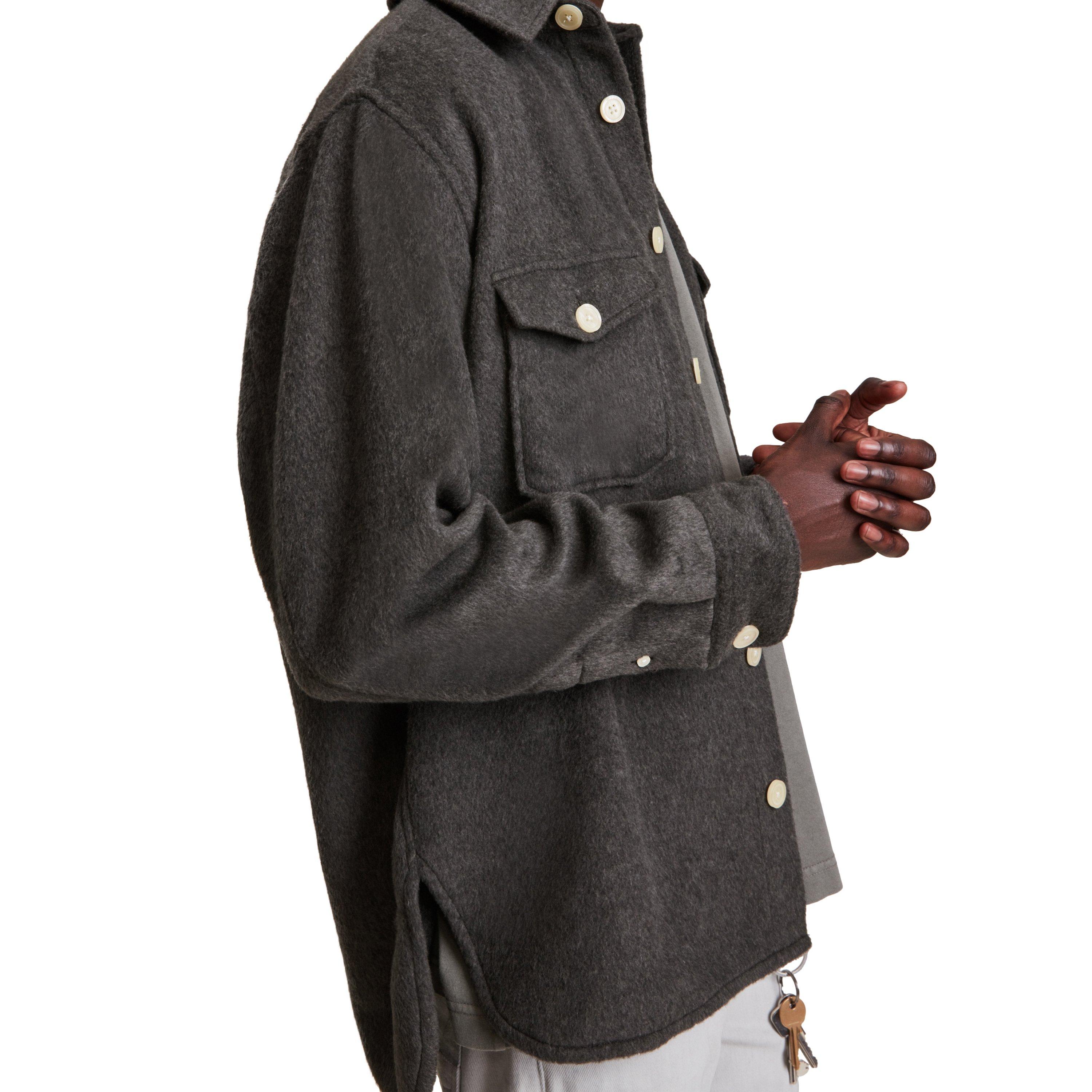 Charcoal - AllSaints - Dillingham Long Sleeve Shirt - 5