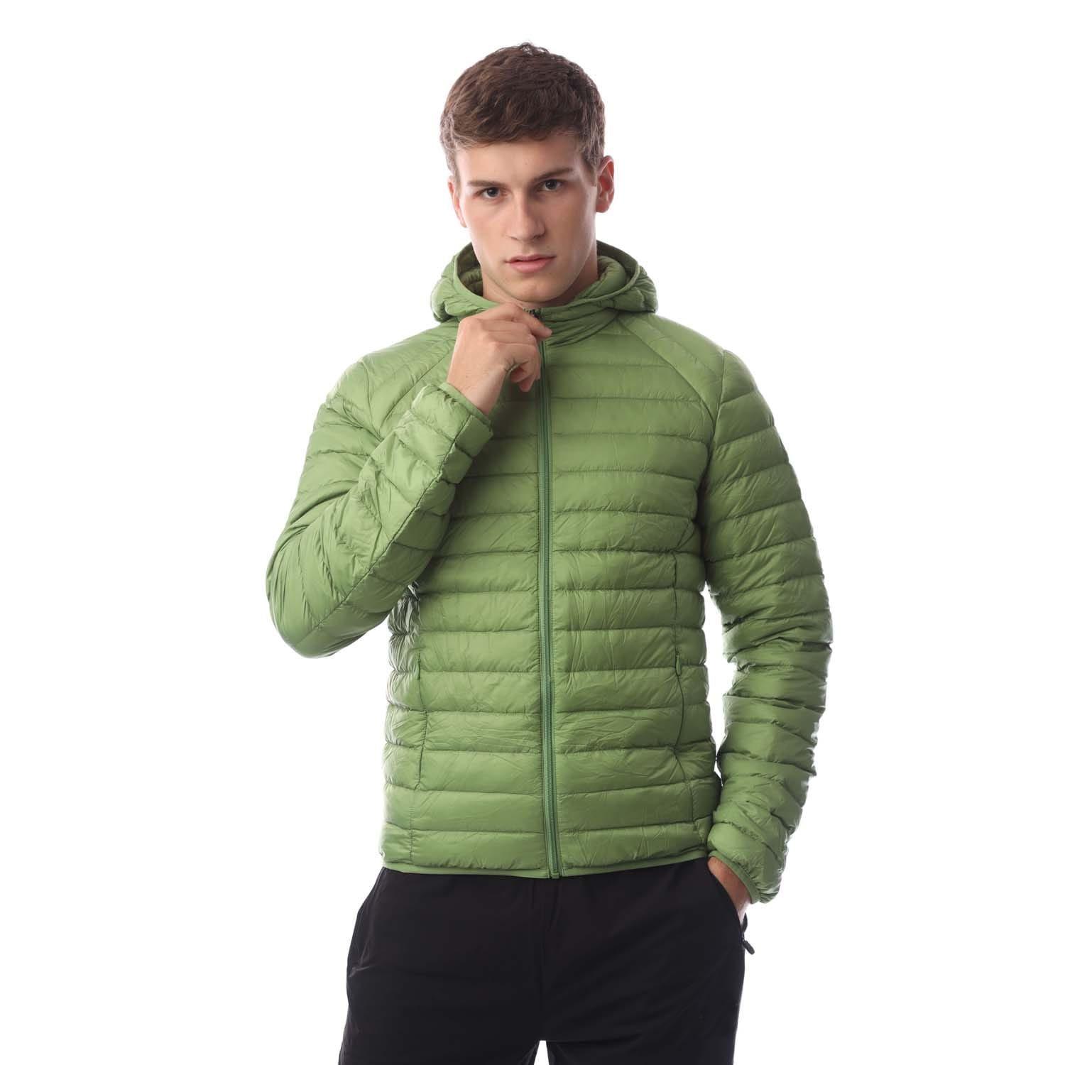 Green - JOTT - Nico Lightweight Puffer Jacket - 1