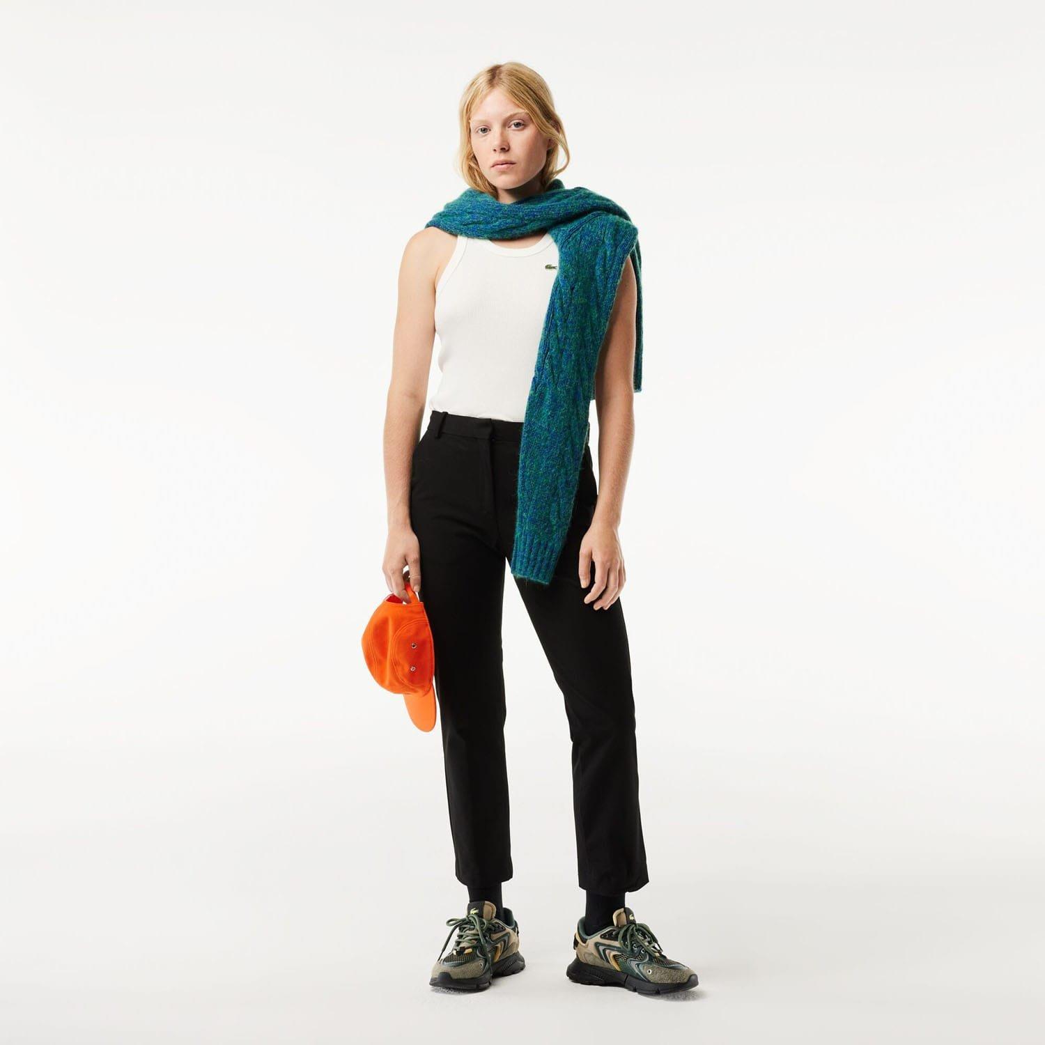 Black - Lacoste - Slim Fit Stretch Cotton Chinos - 3