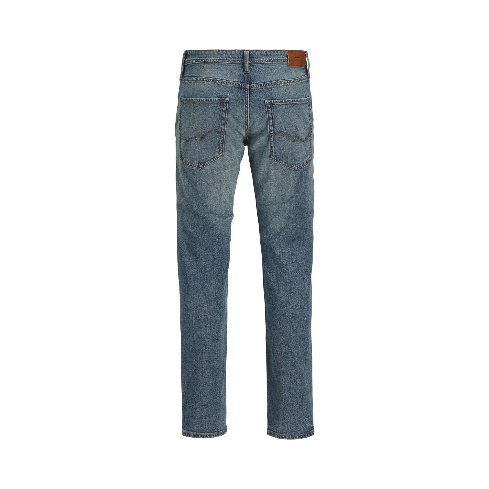 Blue Denim - Jack and Jones - Jack & Jones Mike tapered fit jean in mid wash Blu - 2