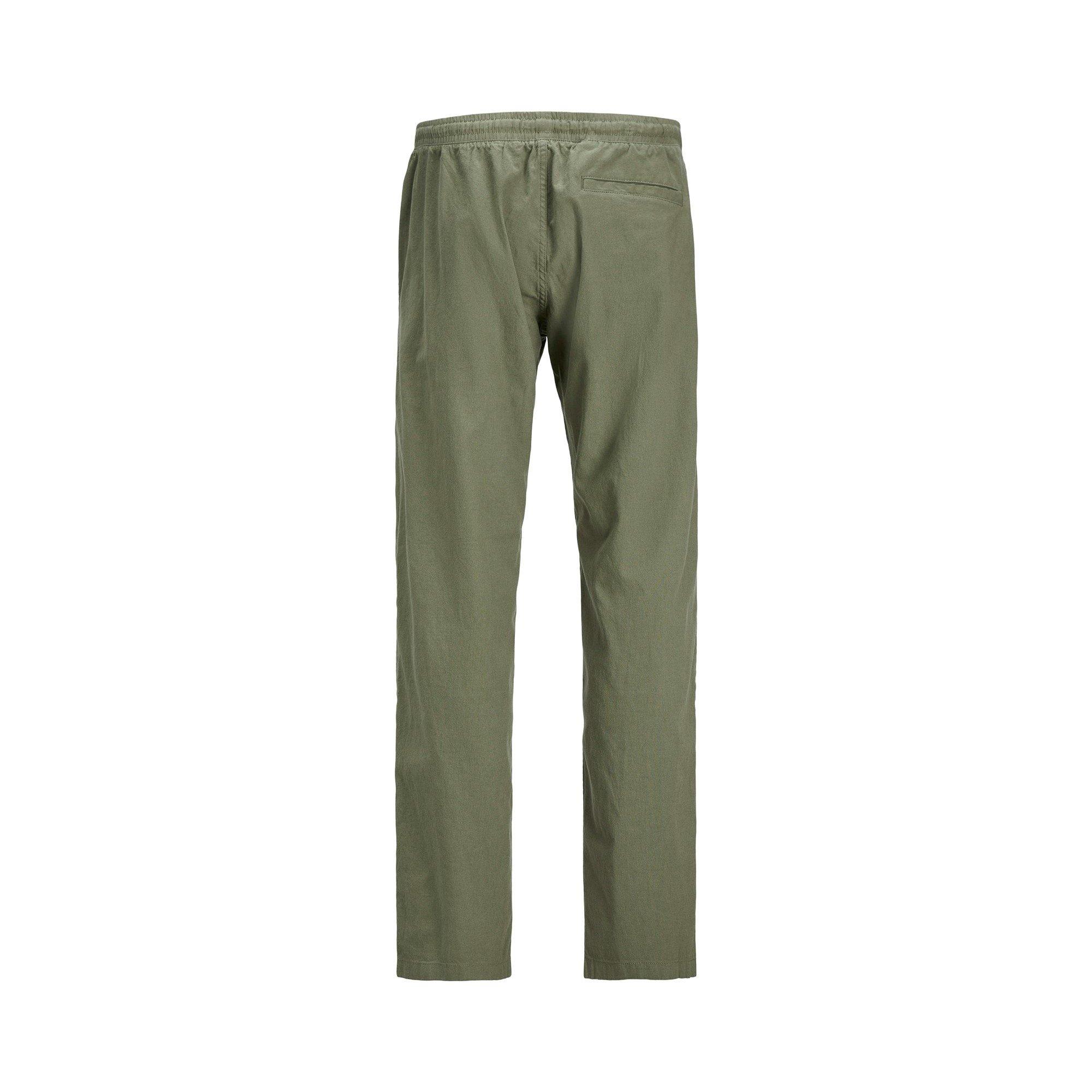Average Green - Jack and Jones - Jack & Jones linen blend relaxed fit trousers in O - 2