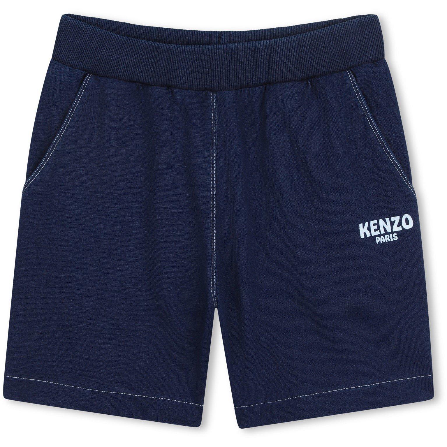 Kenzo  Navy Blue Kids' Chino Shorts - 8Y