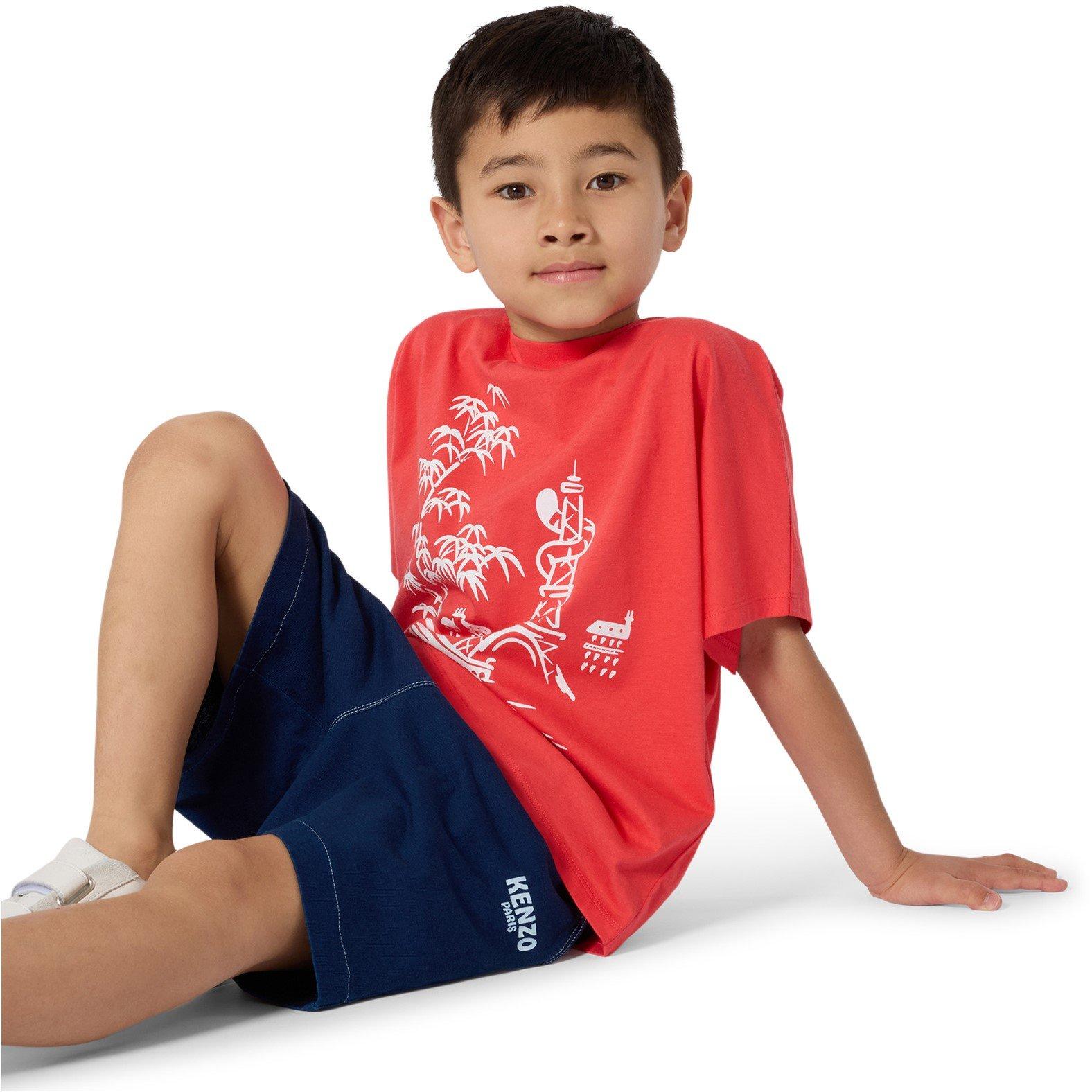 Navy Blue - Kenzo - Kenzo Bermuda Short Jn63 - 4