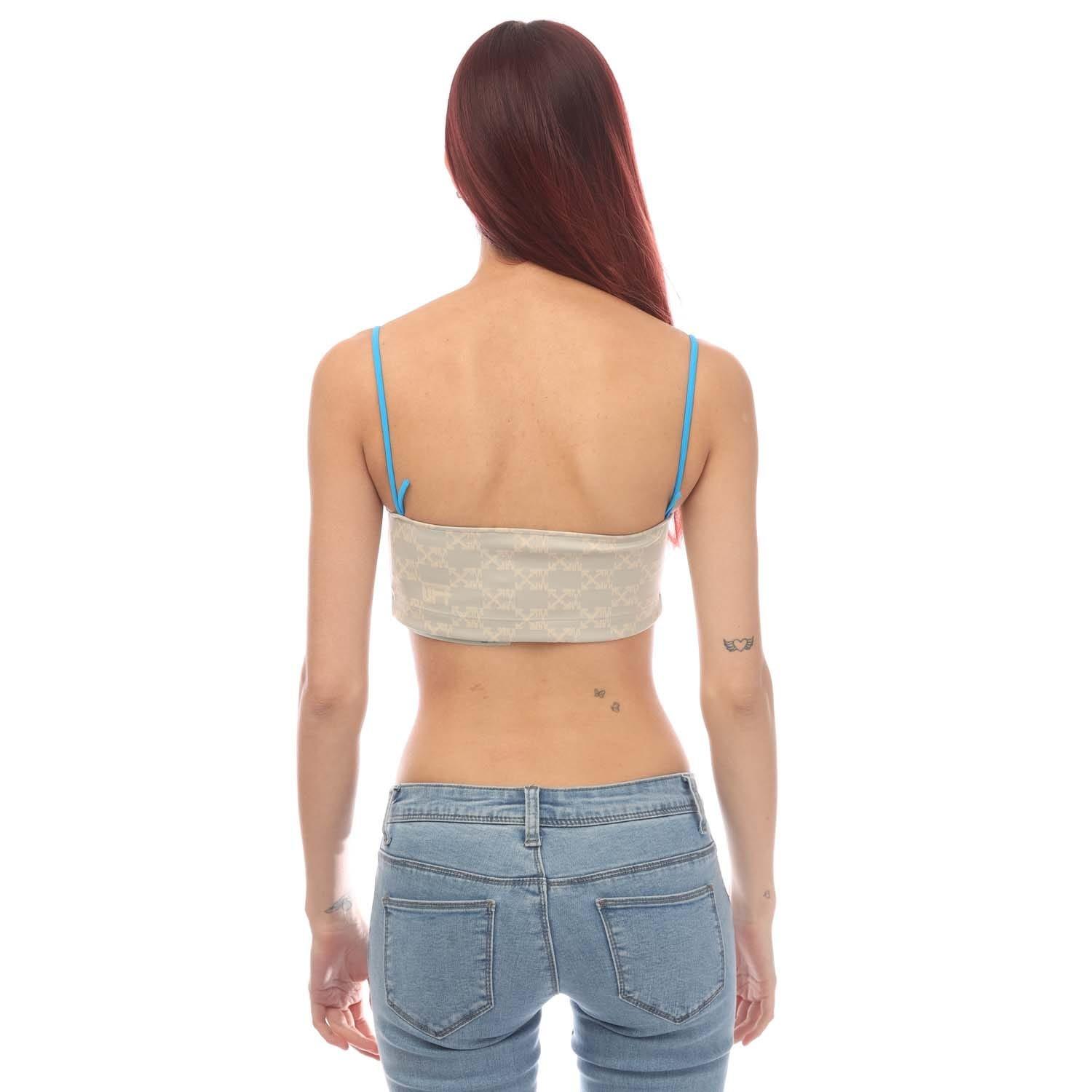 Green - Off White - Monogram Tube Top - 2