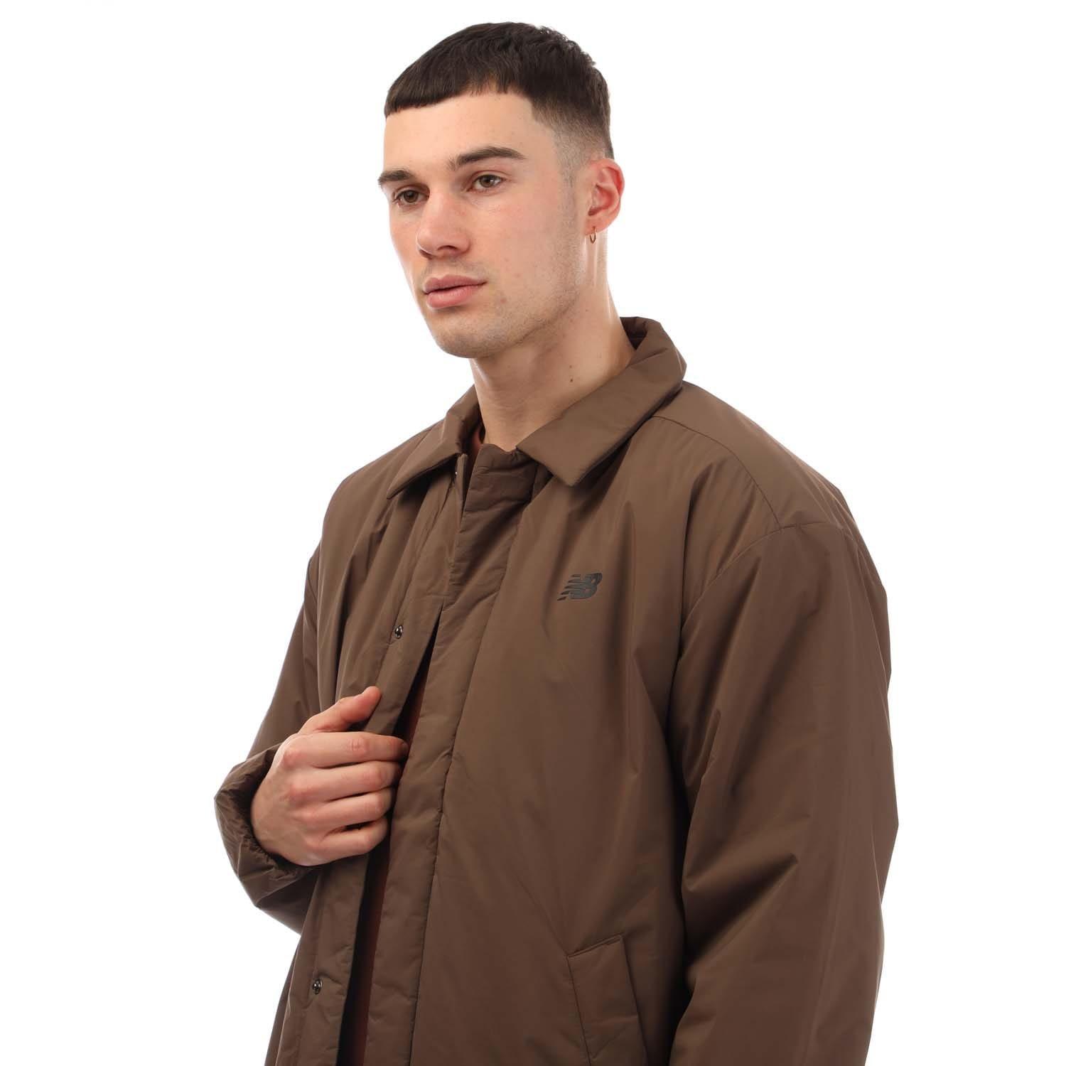 Brown - New Balance - Coaches Jacket - 2
